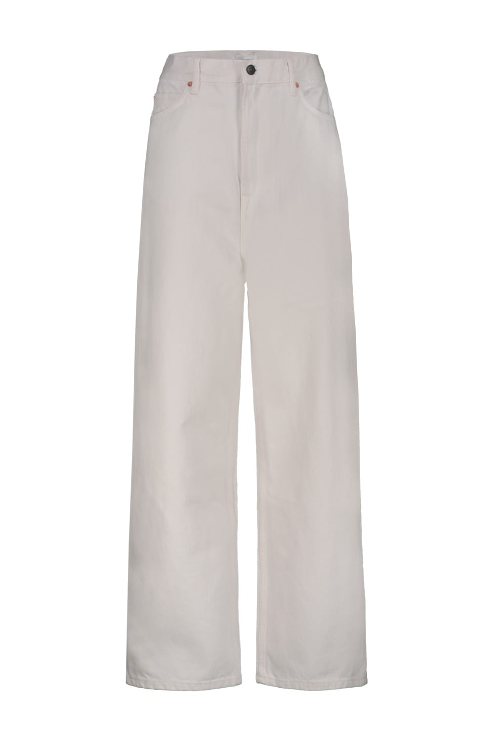 Wardrobe.nyc Low Rise Jean In White