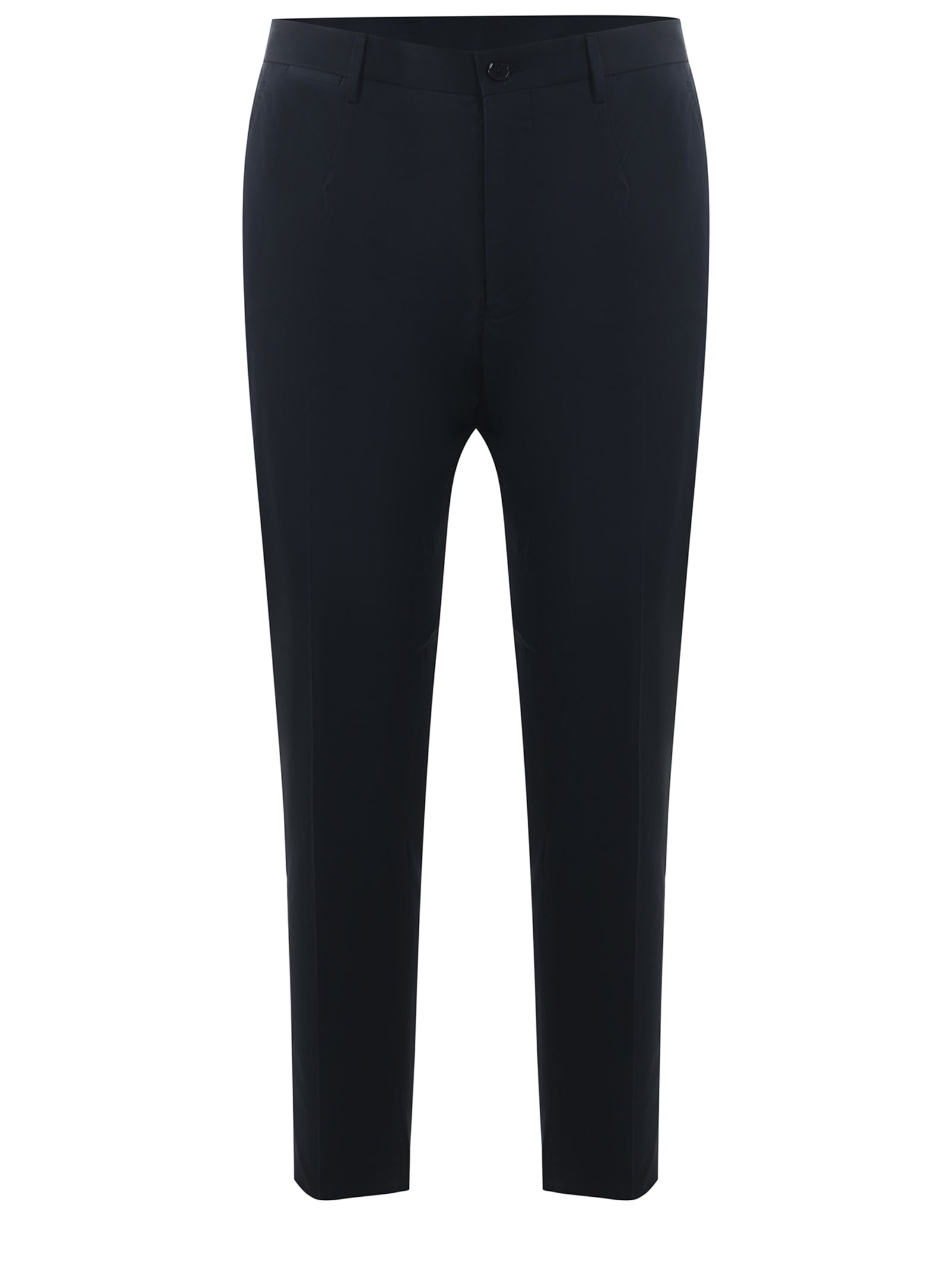 ETRO COTTON PLEAT-FRONT TROUSERS