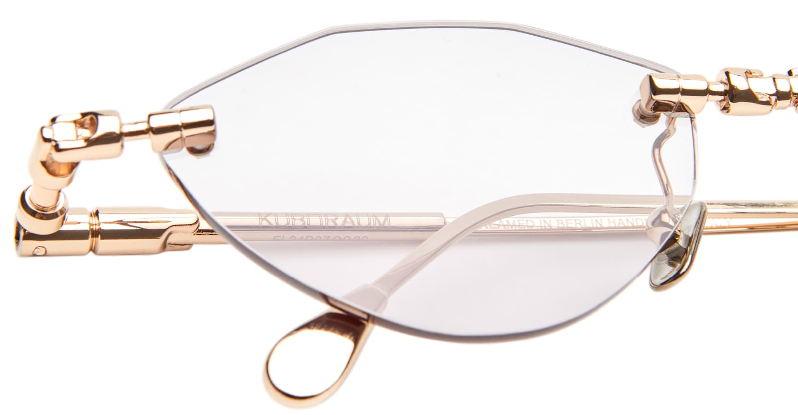 Kuboraum Mask H64 - Rose Gold Sunglasses In Gold