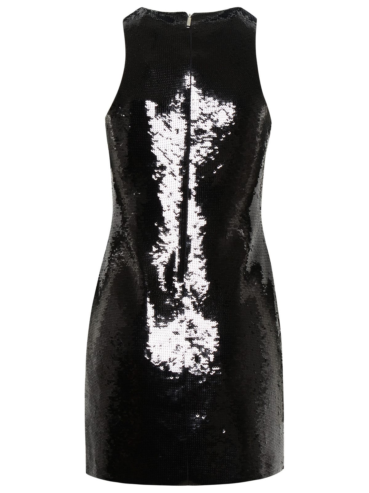 Shop Michael Michael Kors Black Recycled Polyester Dress