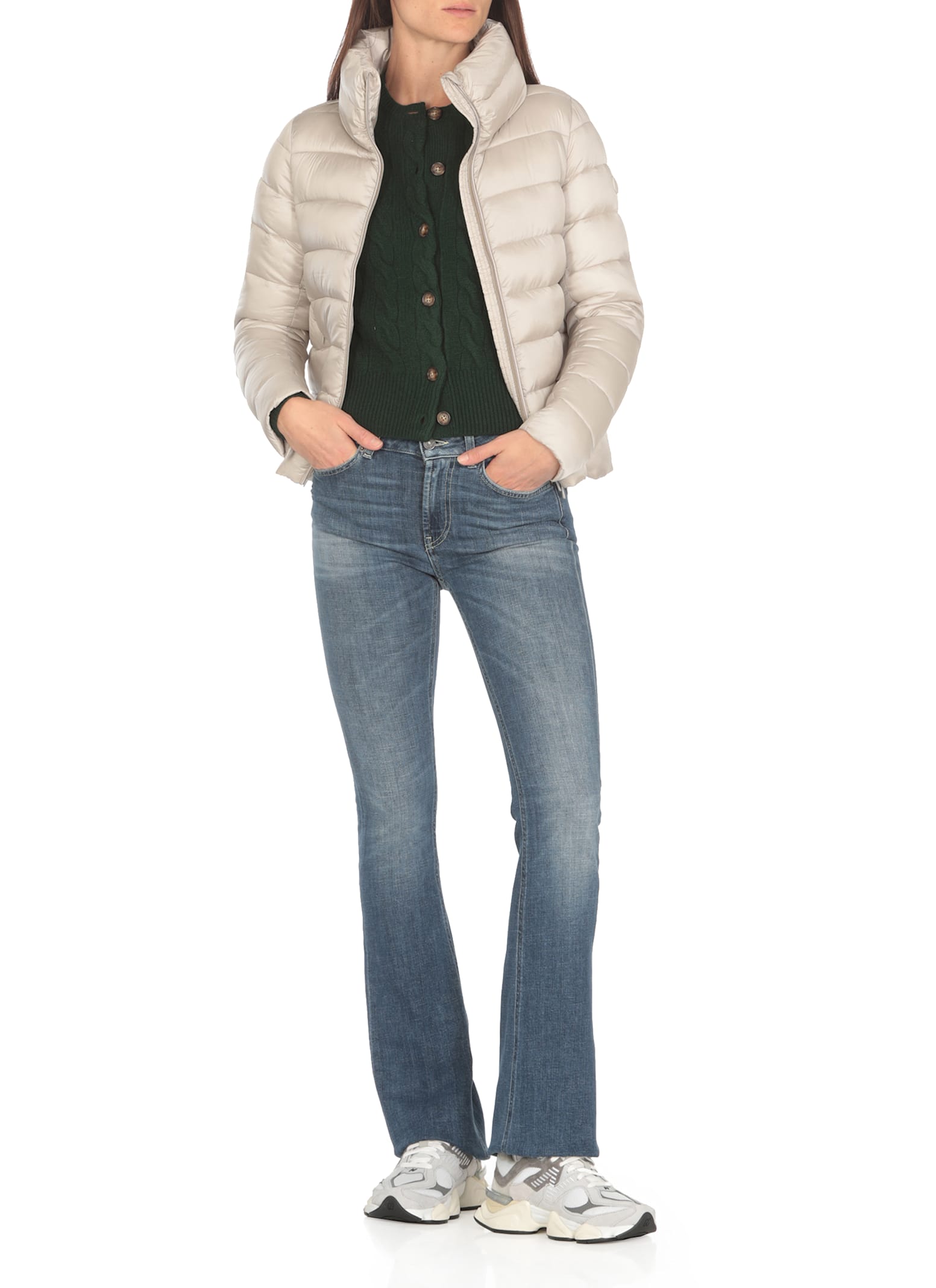 Shop Save The Duck Elsie Jacket In Ivory