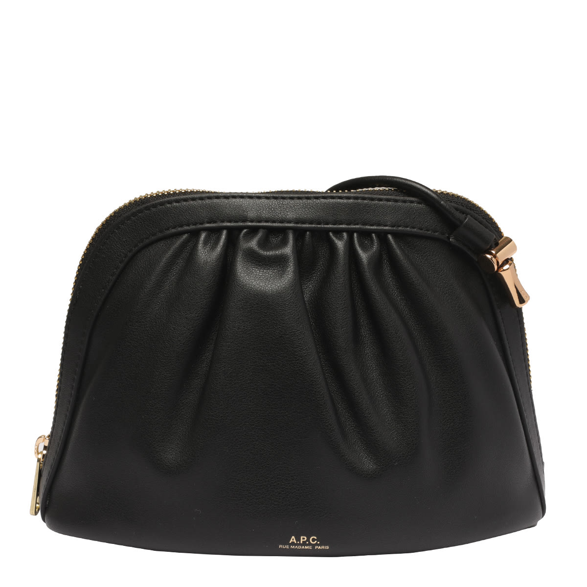 Shop Apc Bourse Ninon Crossbody Bag In Noir