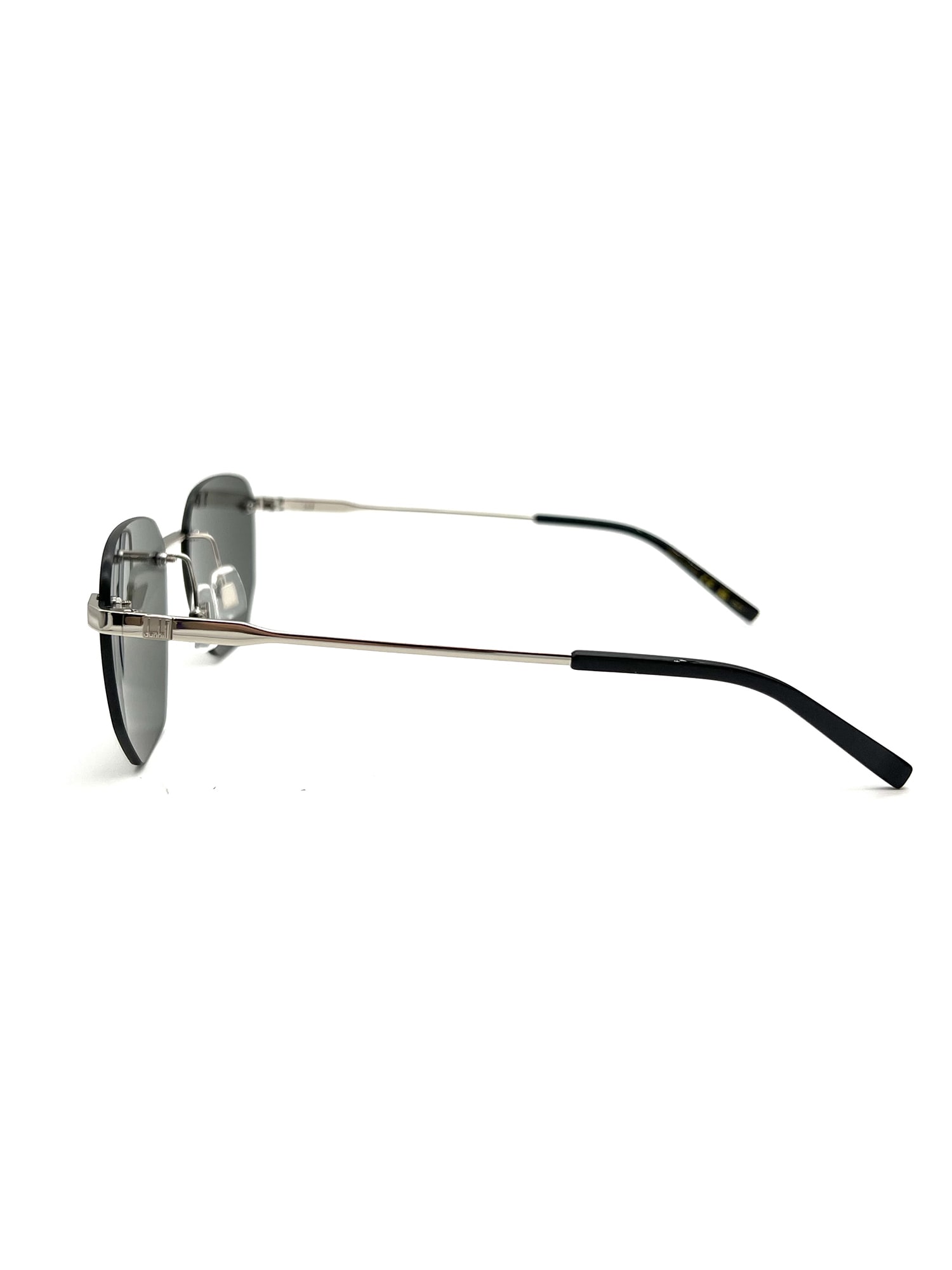 Shop Dunhill Du0066s Sunglasses In Silver Silver Grey