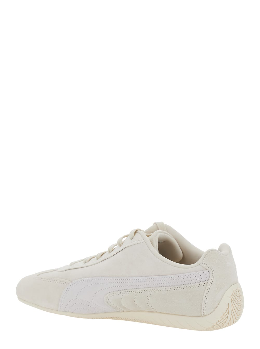 Puma 'speedcat Og' White Low Top Sneakers With Logo Lettering On The Side And Formstrip Detail On The Sid In White