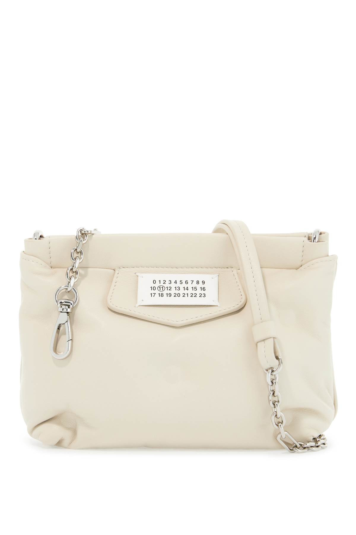 Shop Maison Margiela Glam Slam Red Carpet Mini Bag In Greige