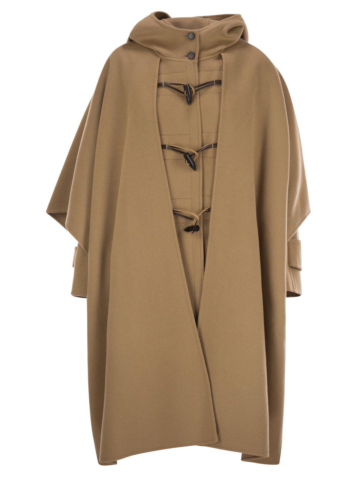 Shop Weekend Max Mara Oversized Hooded Coat In Cammello