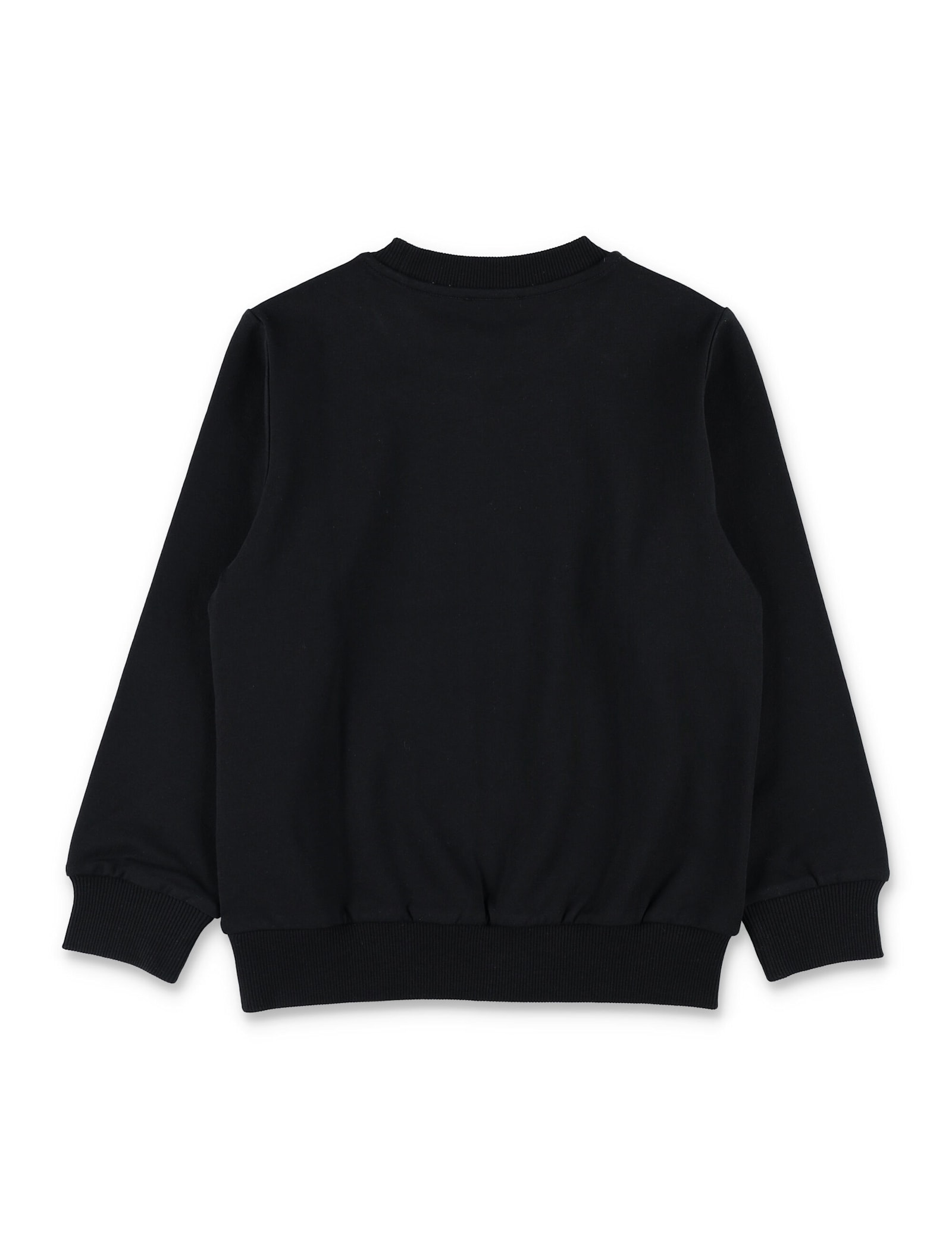 Moschino Kid - Cotton Logo Sweatshirt In Black