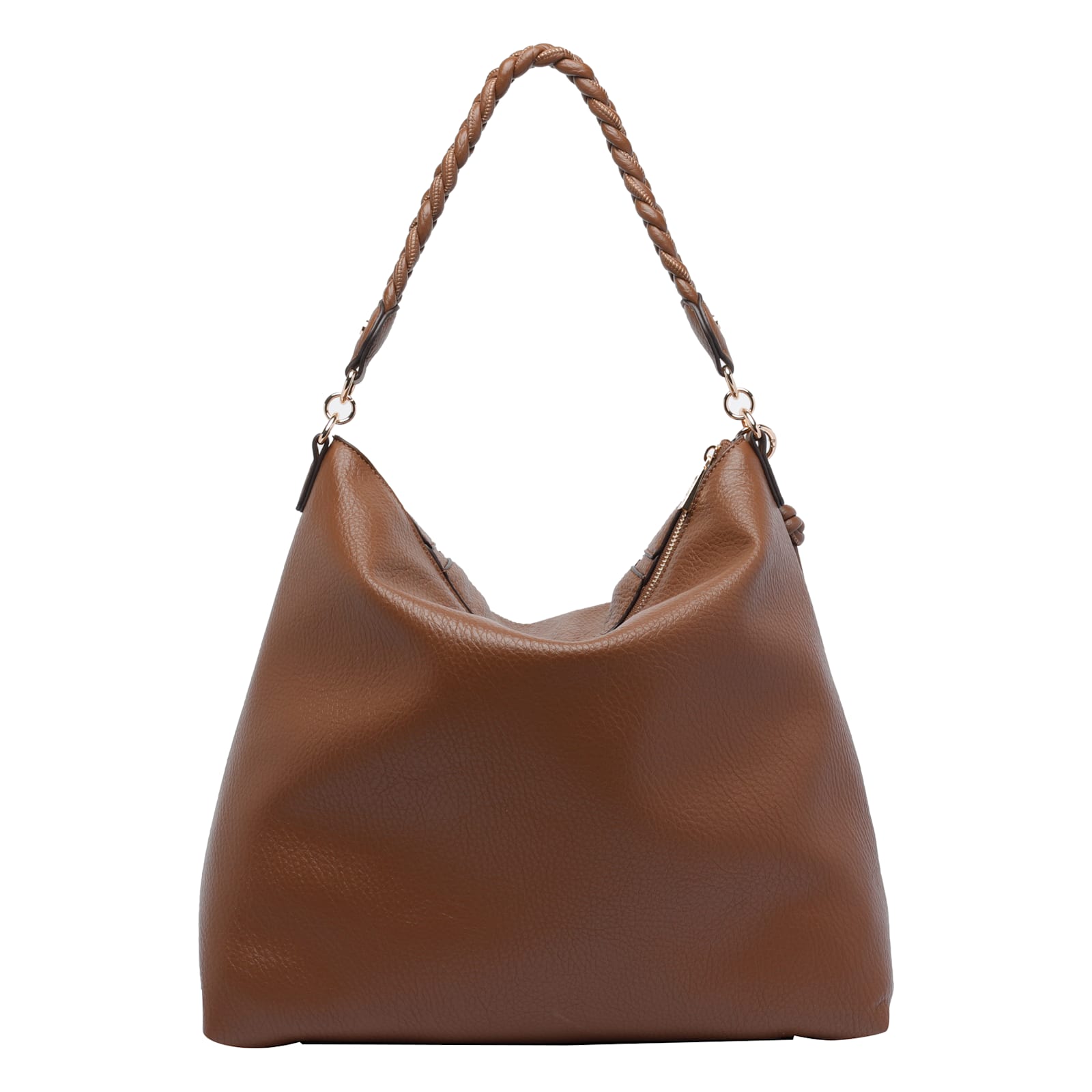 Liu •jo Logo-lettering Shoulder Bag In Brown