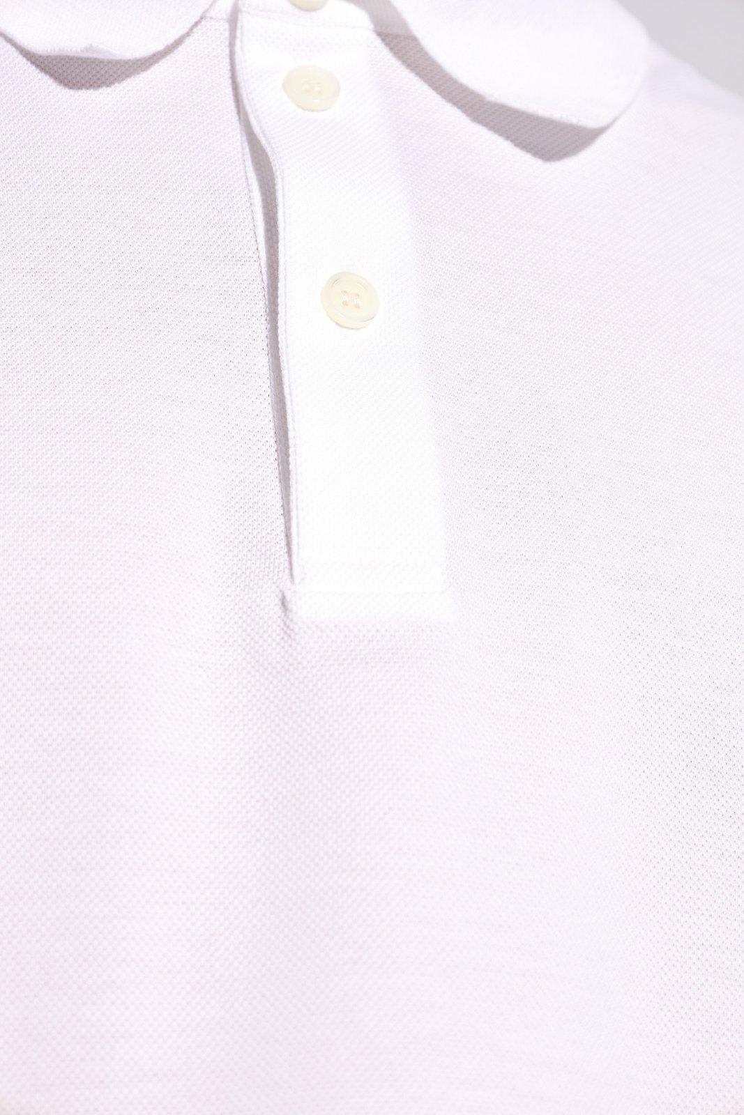 Givenchy 4g Embroidered Short-sleeved Polo Shirt In White