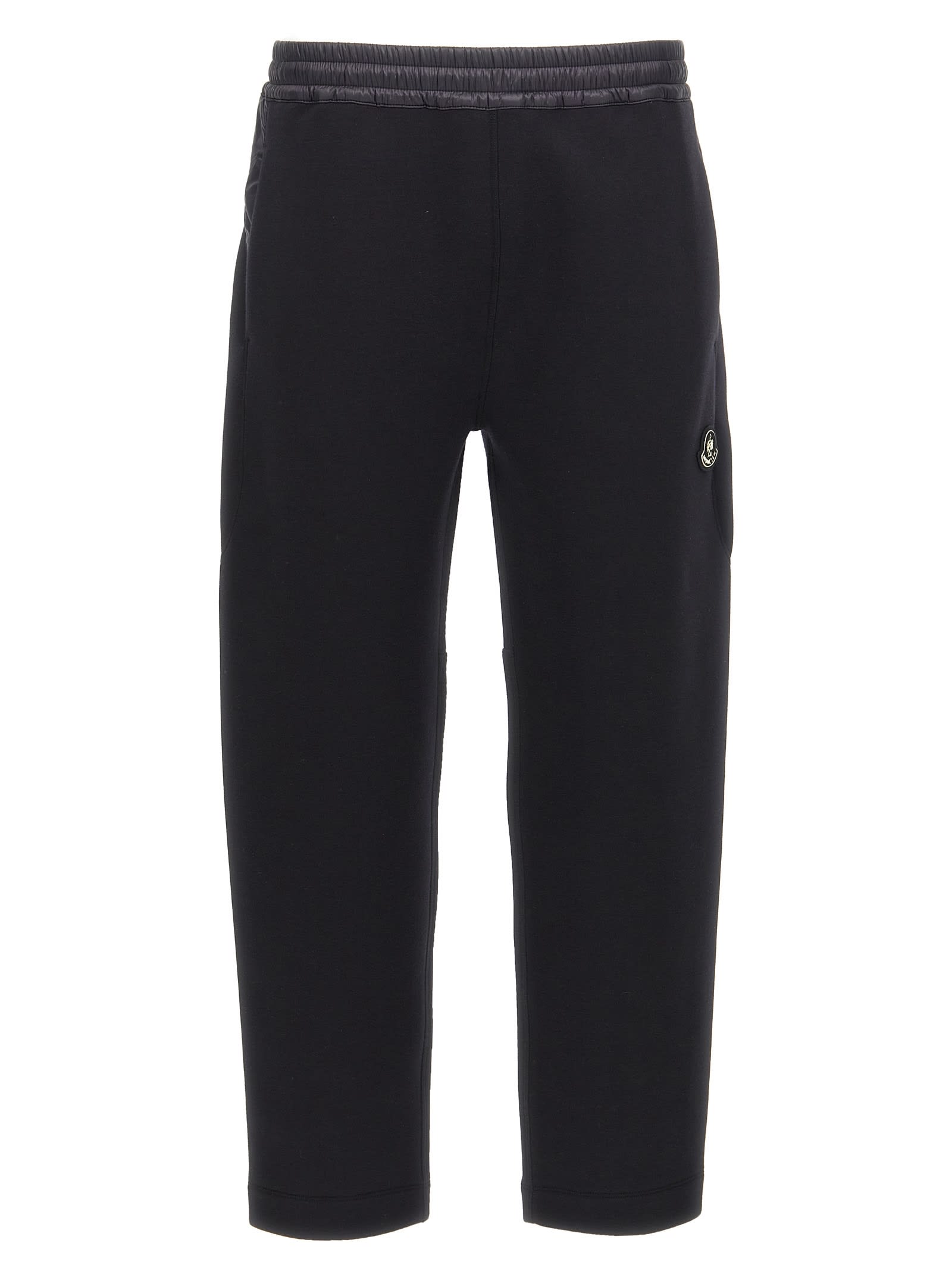 Moncler Year Of The Snake-patch Track Trousers In Black