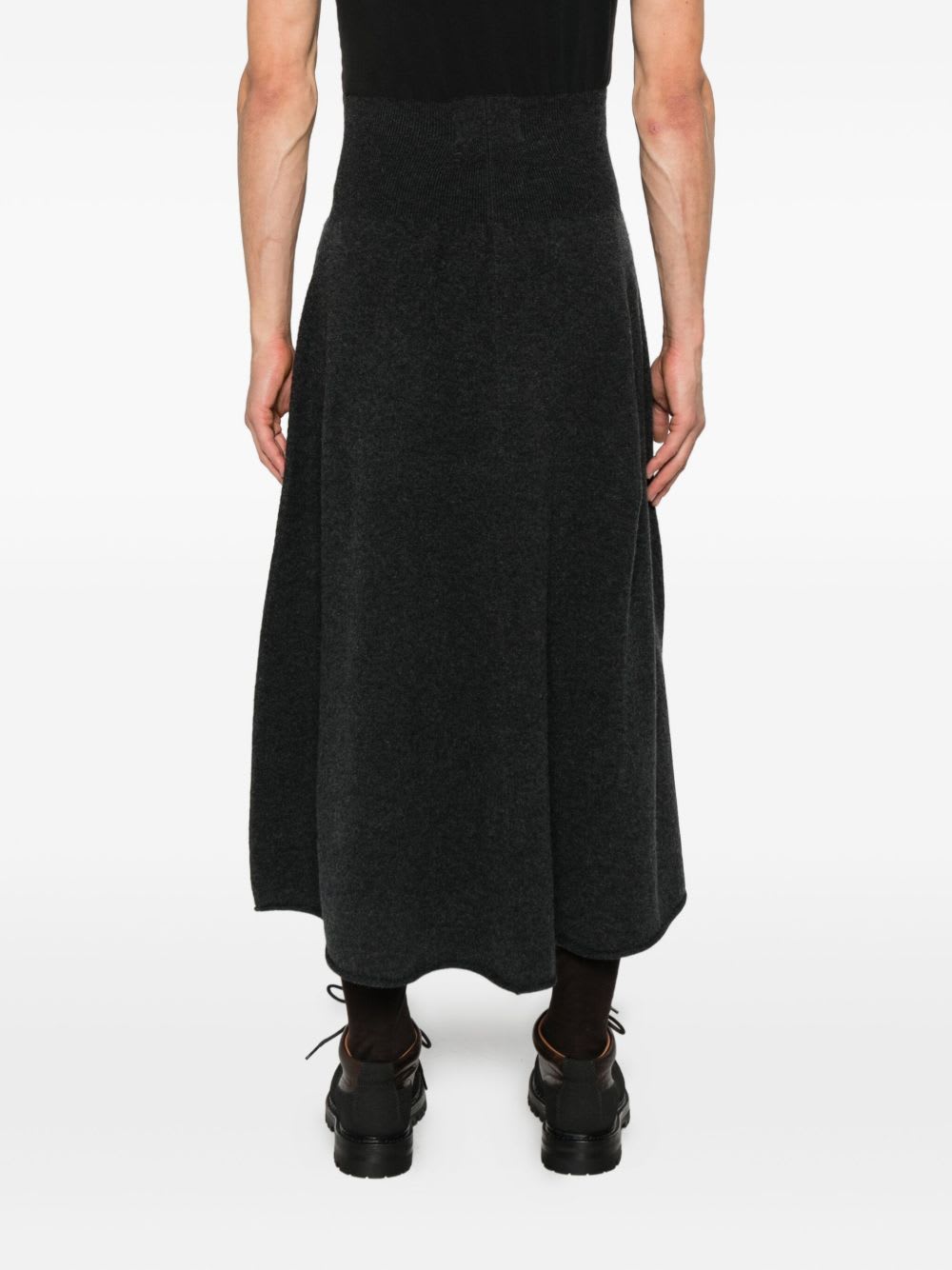 Extreme Cashmere Long Skirt In Blue