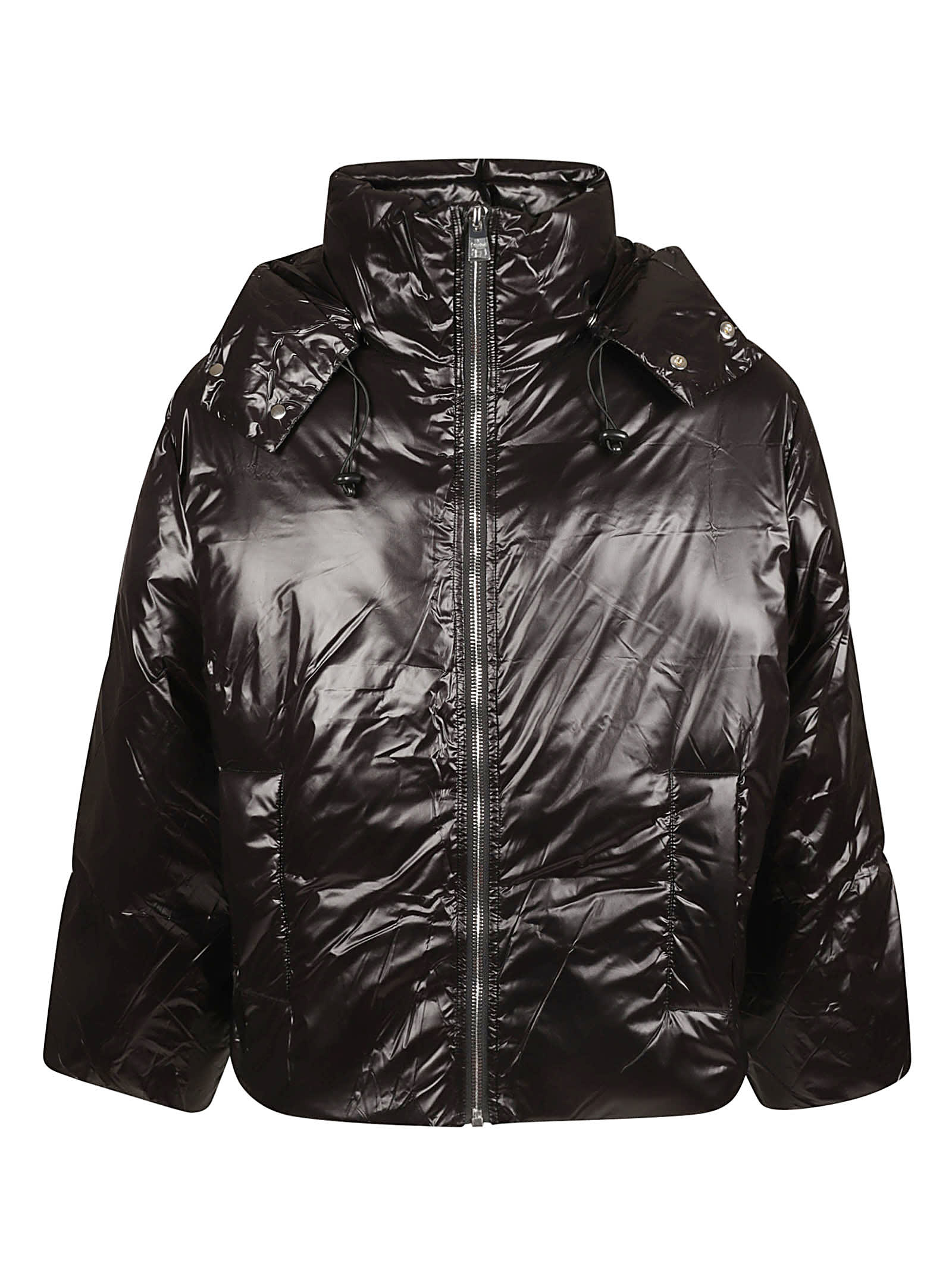 Etudes Studio Glossy Zip Jacket In Black