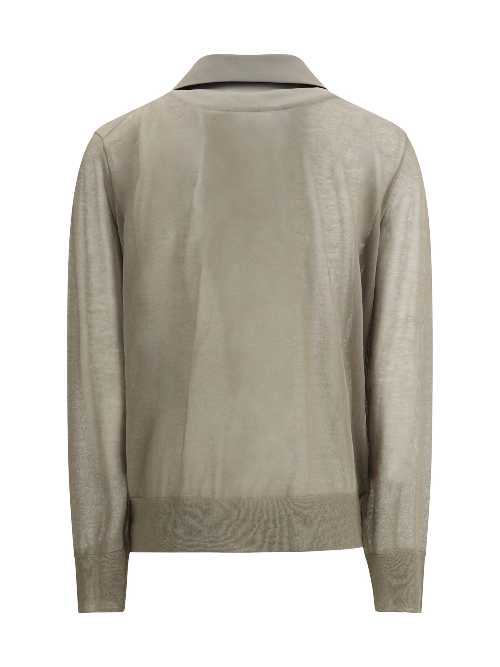 Sacai Semi-transparent Blazer Jacket In Taupe