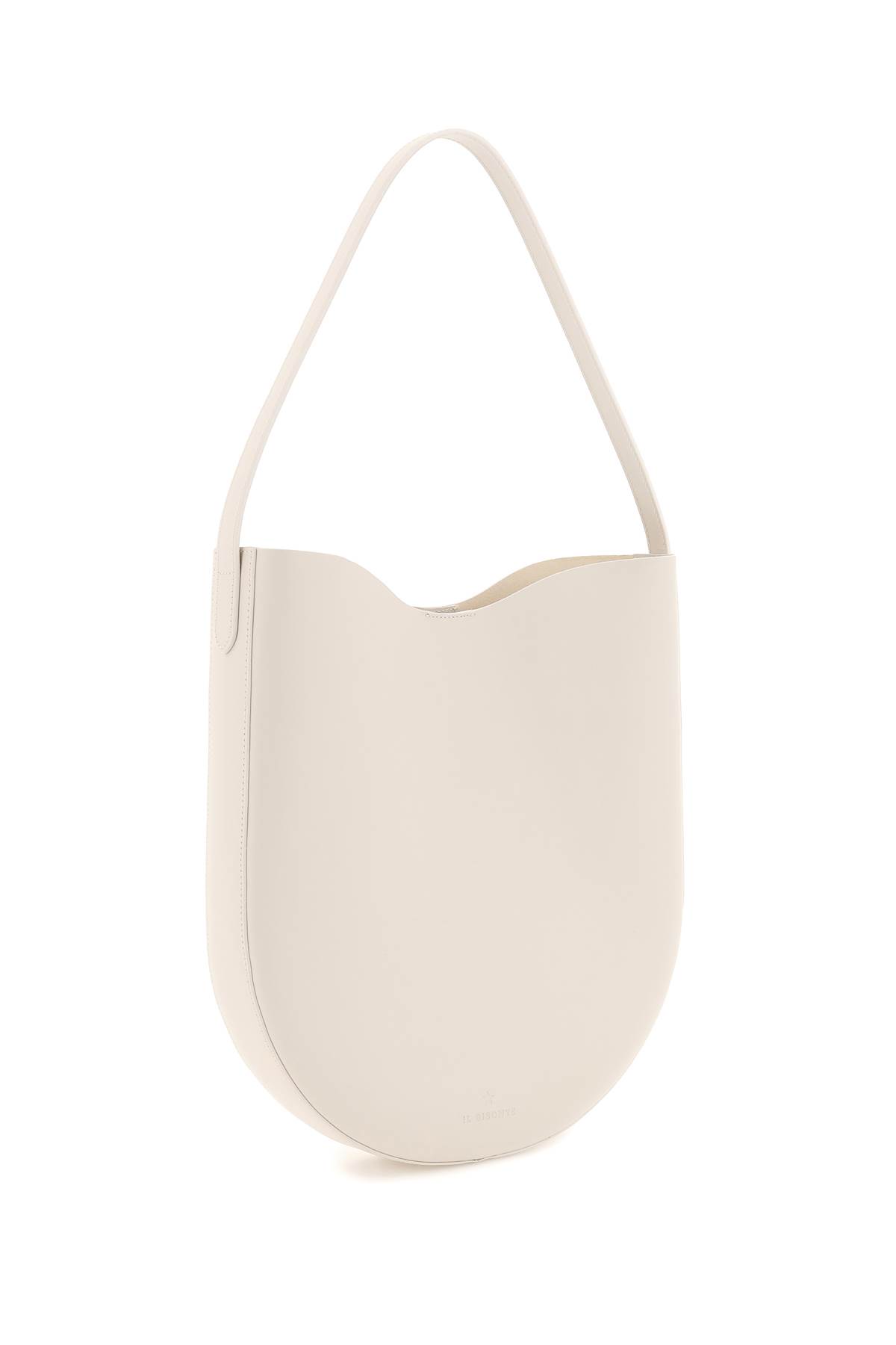 Shop Il Bisonte Shoulder Hobo Bag In Bianco Foca (white)