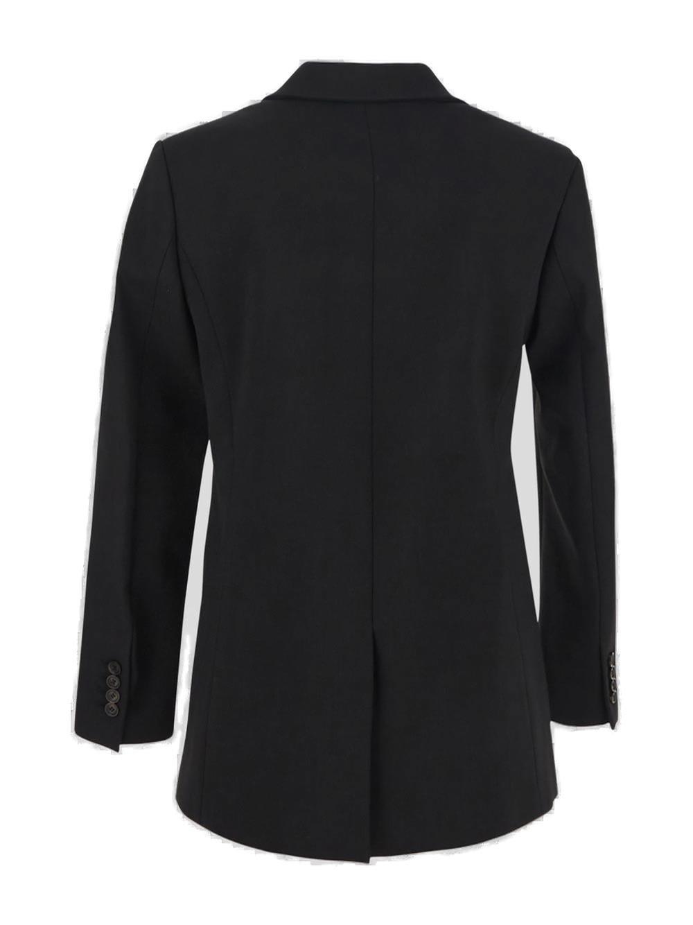 Shop Coperni Twisted Cut-out Tailored Jacket In Black