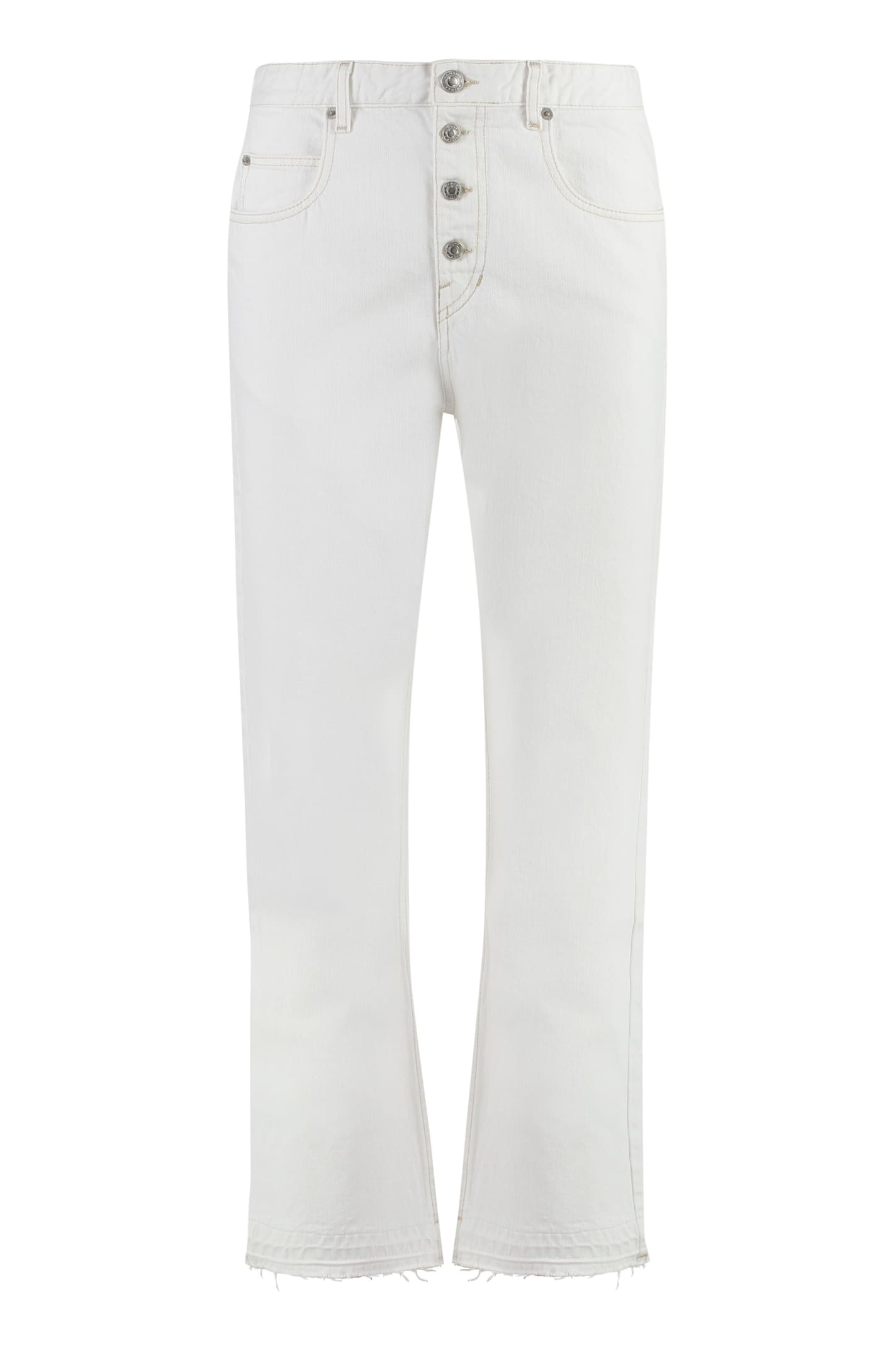 MARANT ETOILE BELDEN 5-POCKET STRAIGHT-LEG JEANS