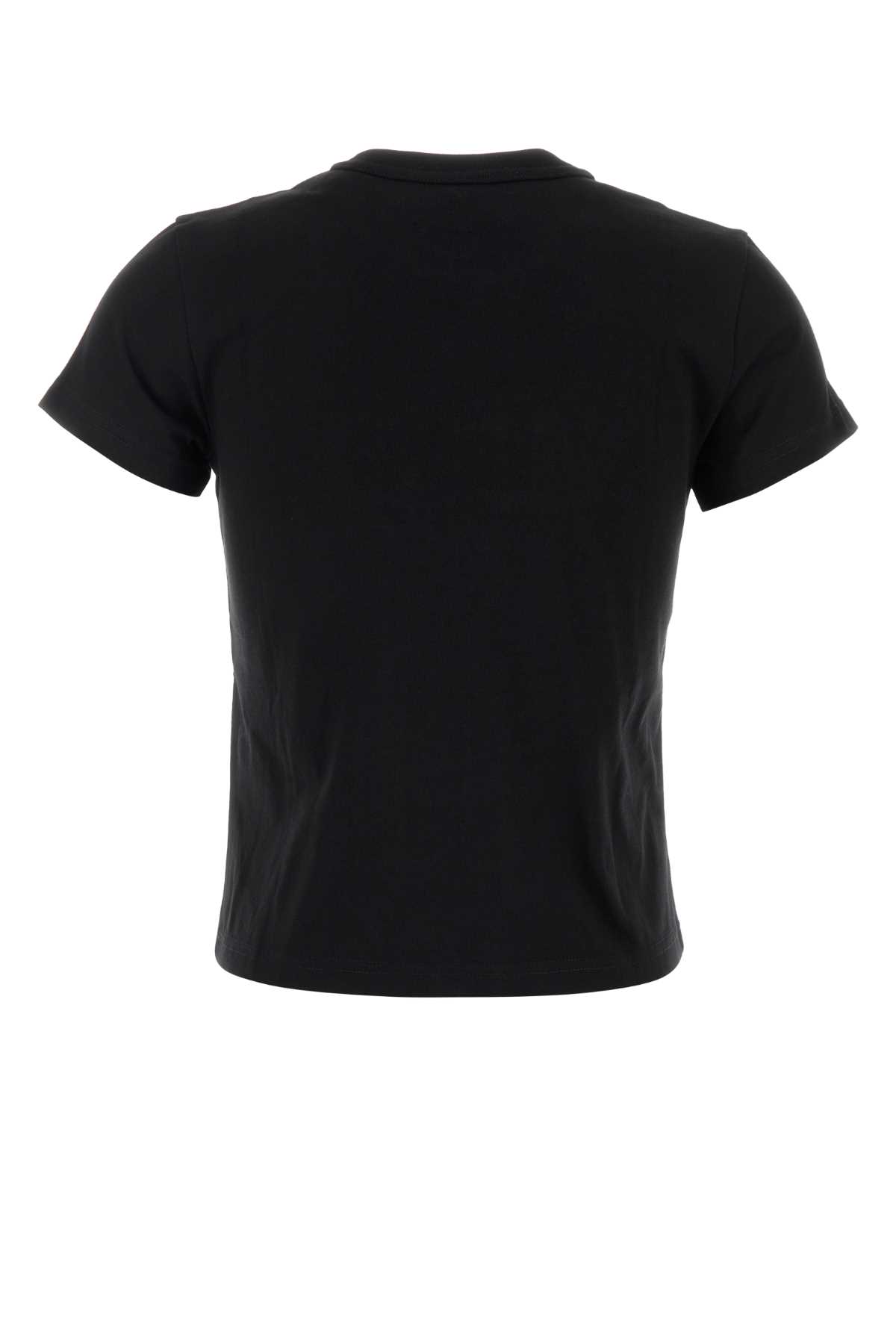 Alexander Wang T Black Cotton T-shirt In Black