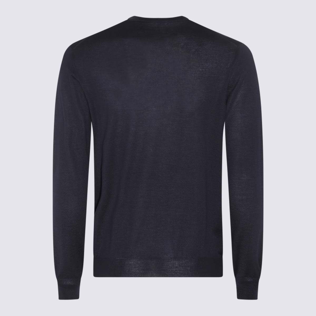 Shop Malo Blue Wool Knitwear