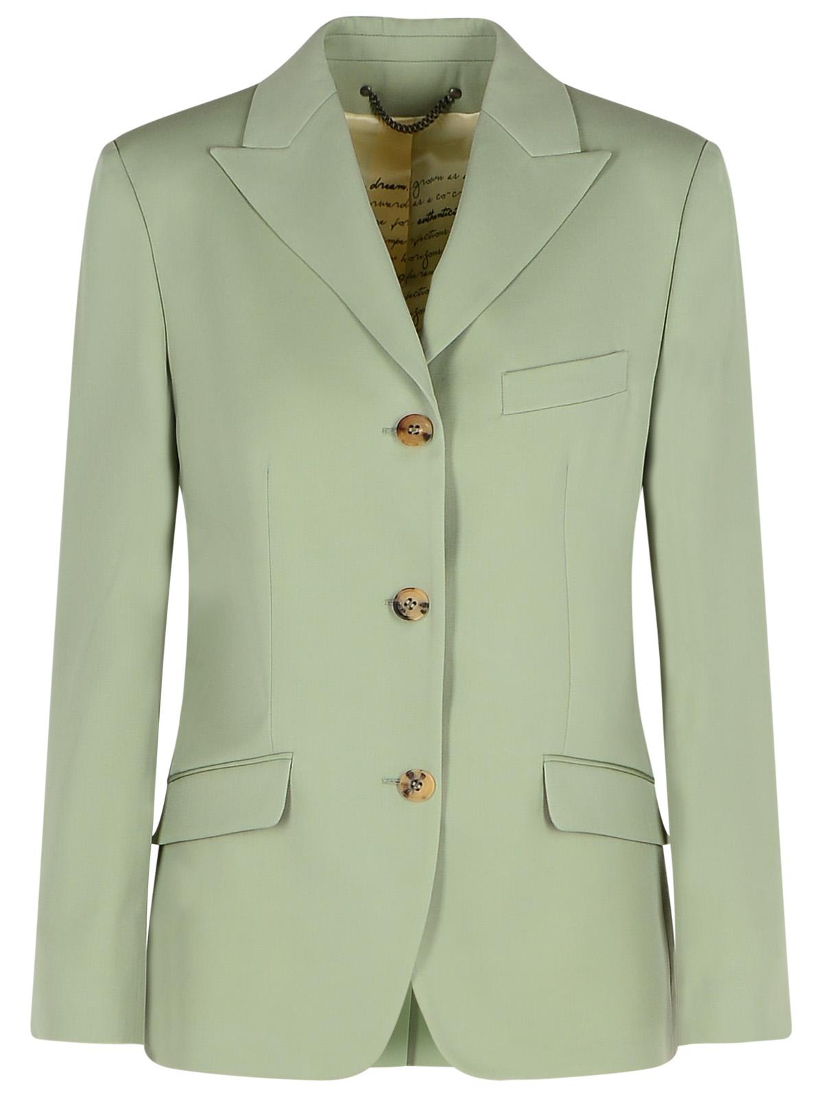 nima Green Virgin Wool Blazer