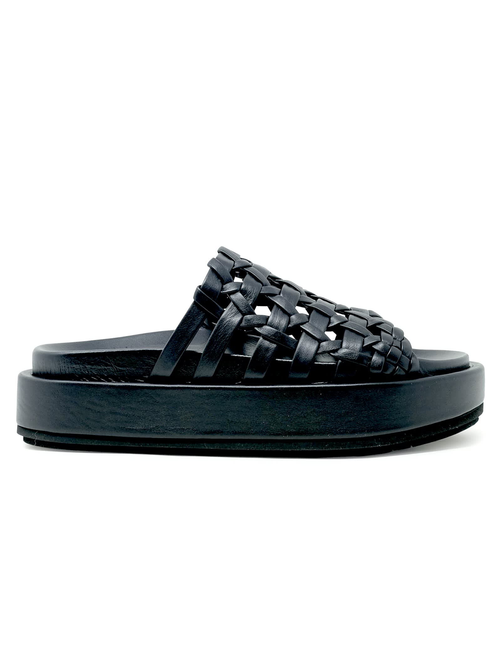 Paloma Barcelo Leather Nadira Flat Sandals