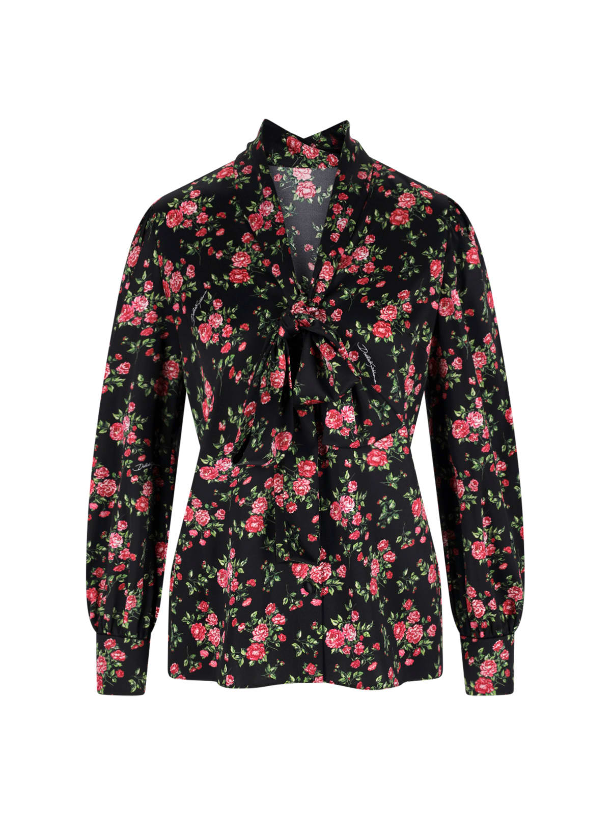 Dolce & Gabbana Silk Shirt In Multi