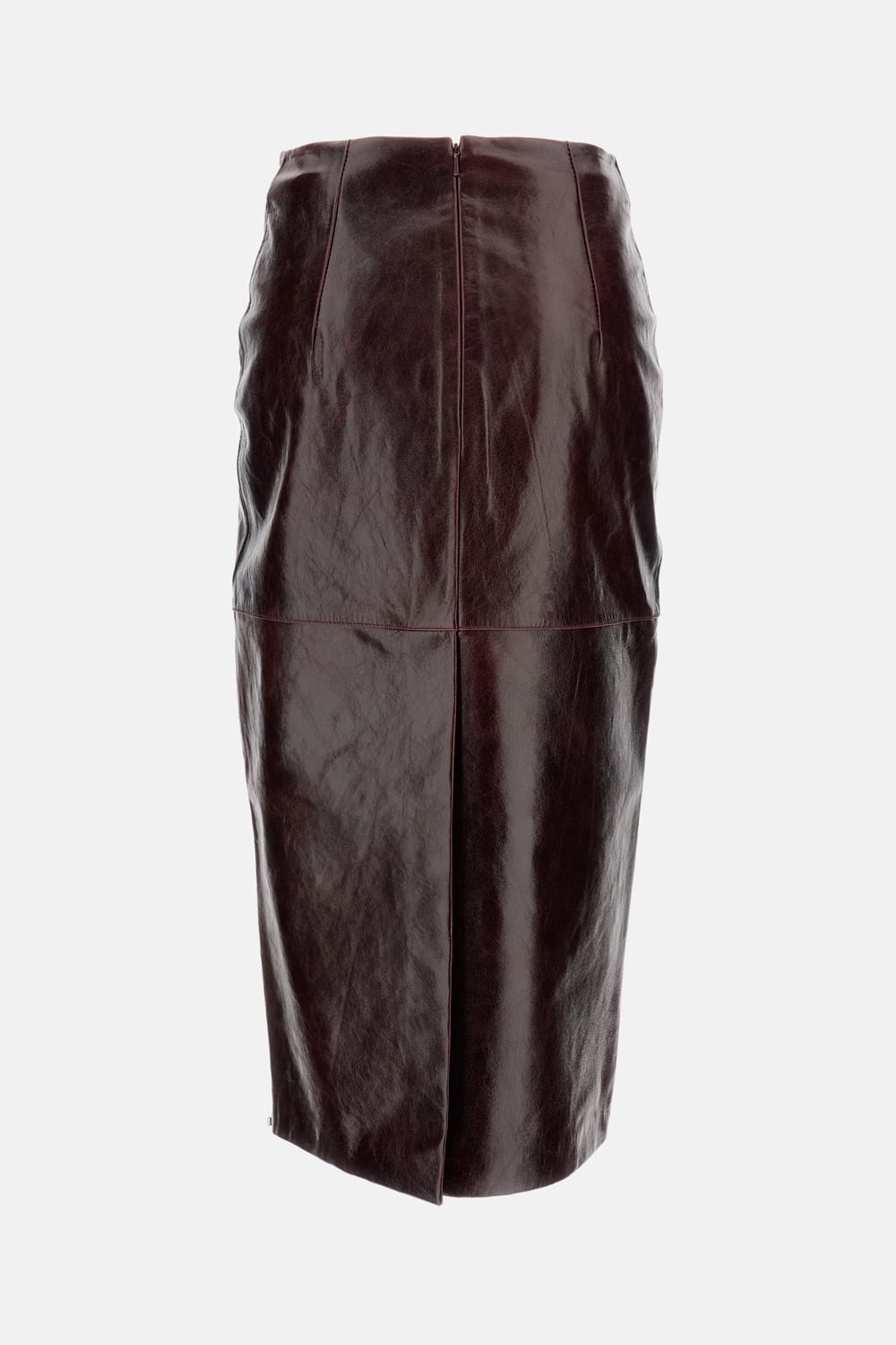 Sportmax Midi Skirt In Burgundy