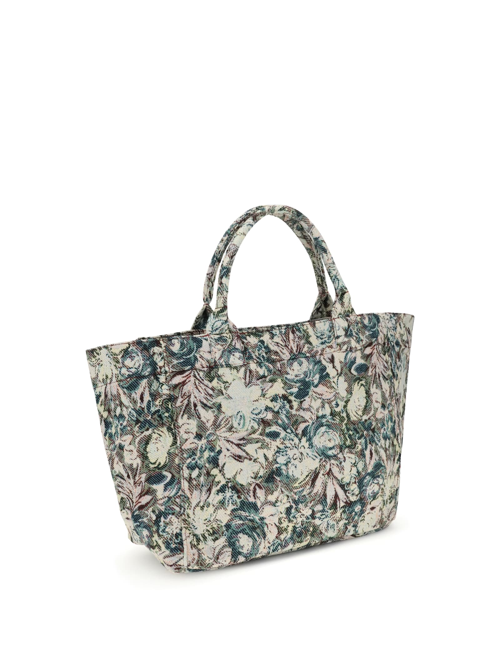 Ganni Xxl Tapestry Reversible Shopper Bag In Multi