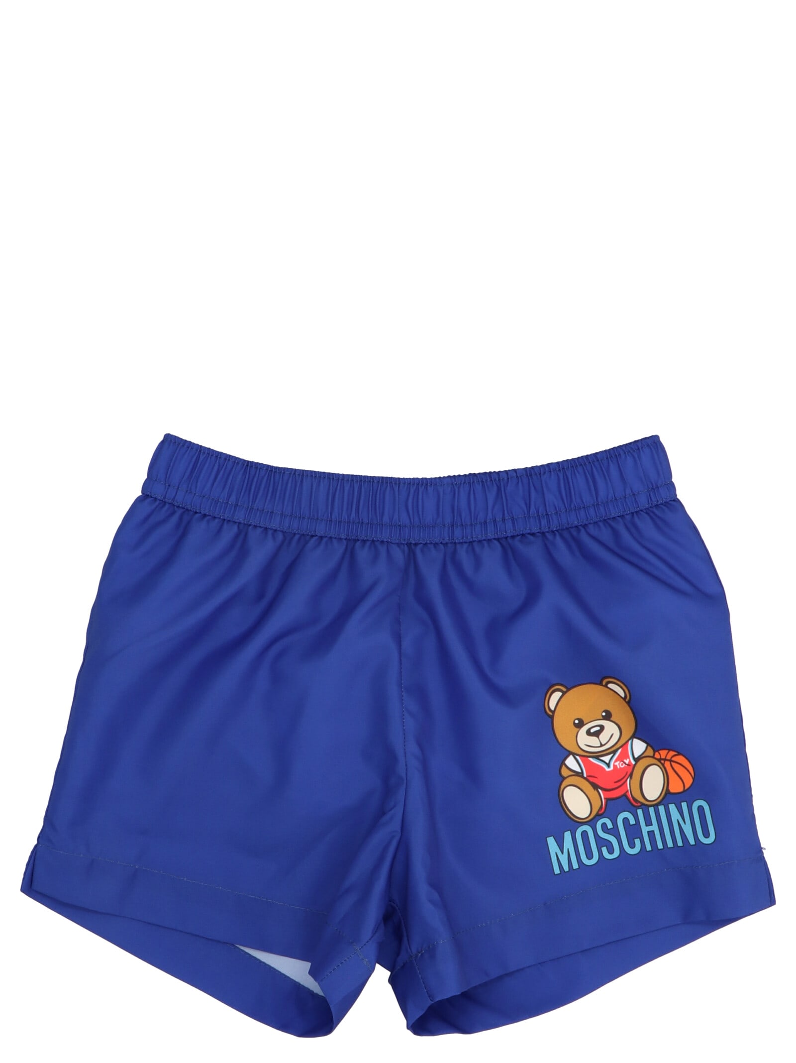 Moschino Logo Printed Swimming Shorts