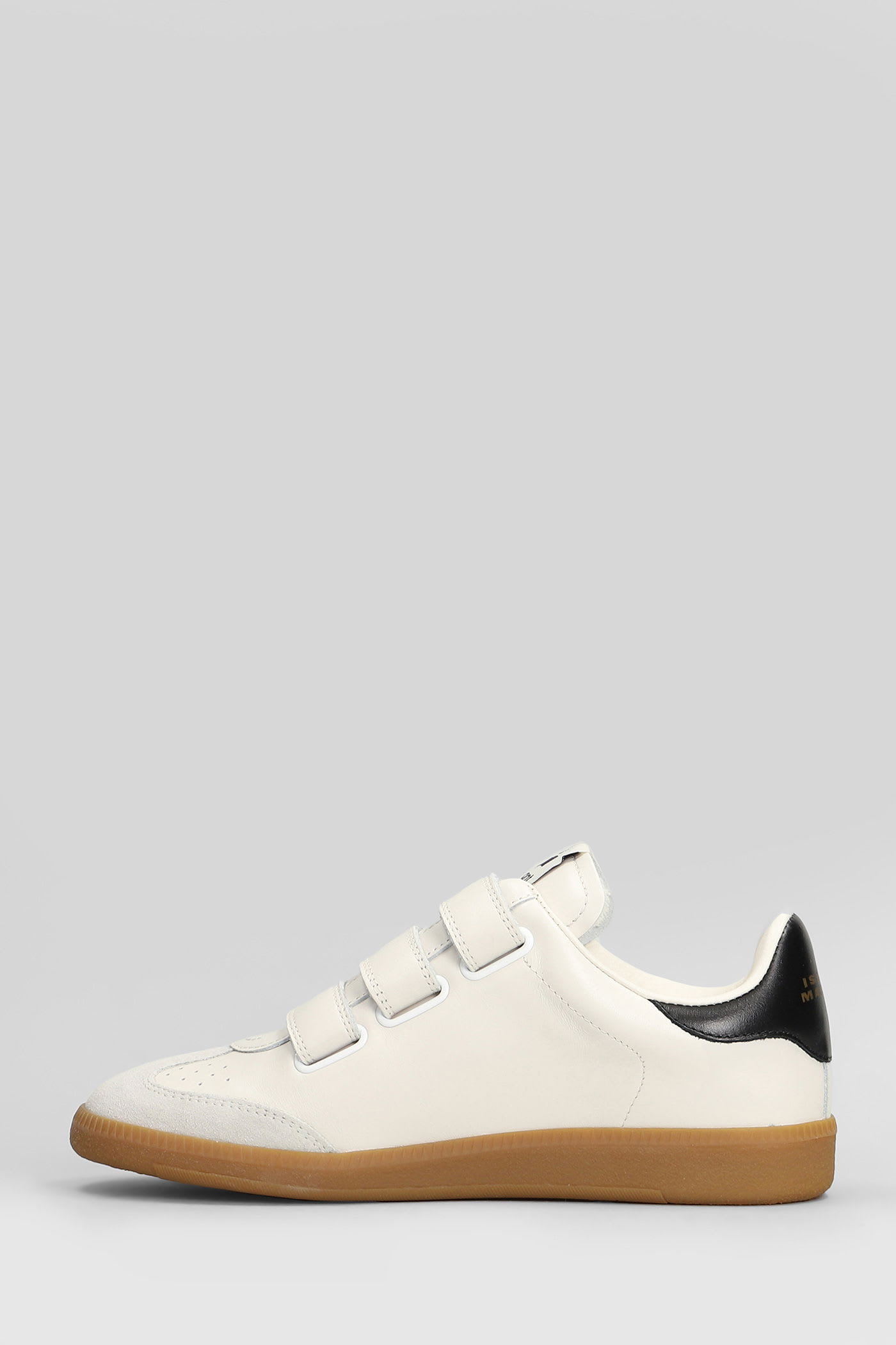 Isabel Marant Calfskin Sneakers Leopard Detail In Multi