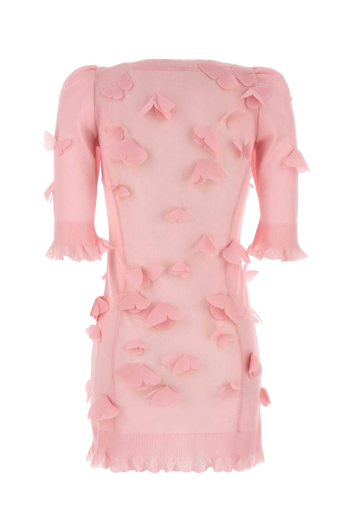Coperni Blue Knitted Butterfly Minidress