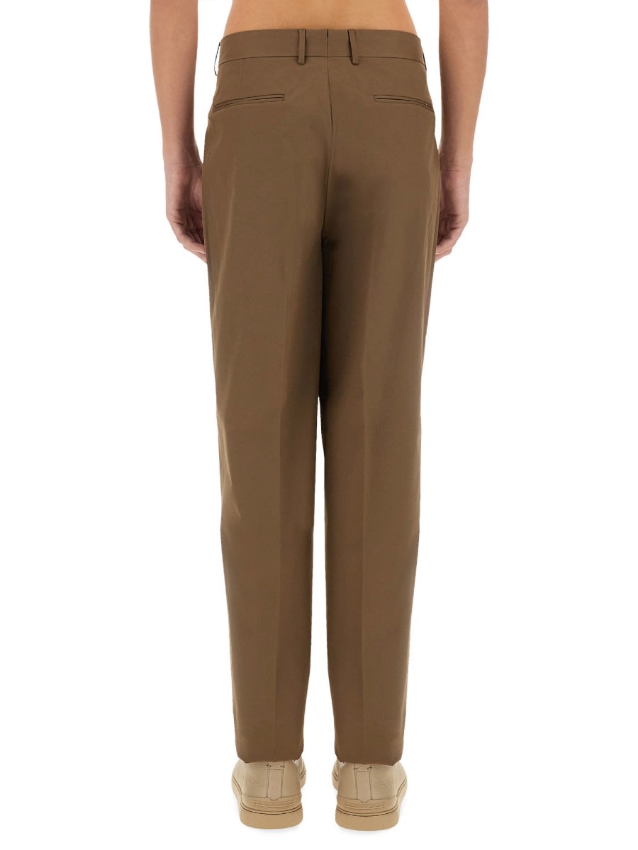 Shop Zegna Straight Leg Pants In Black
