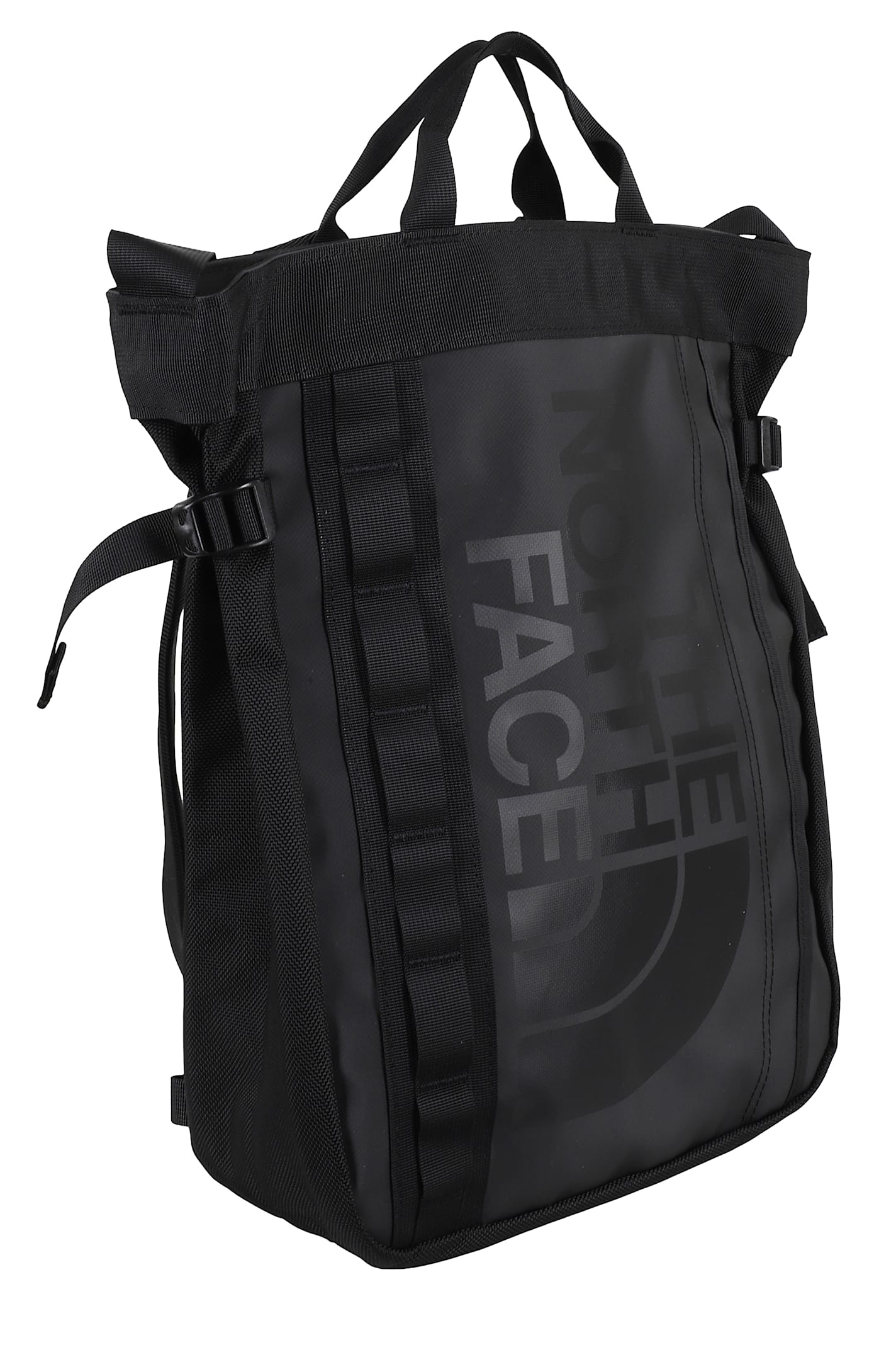Shop The North Face Base Camp Tote Pack In Tnf Black
