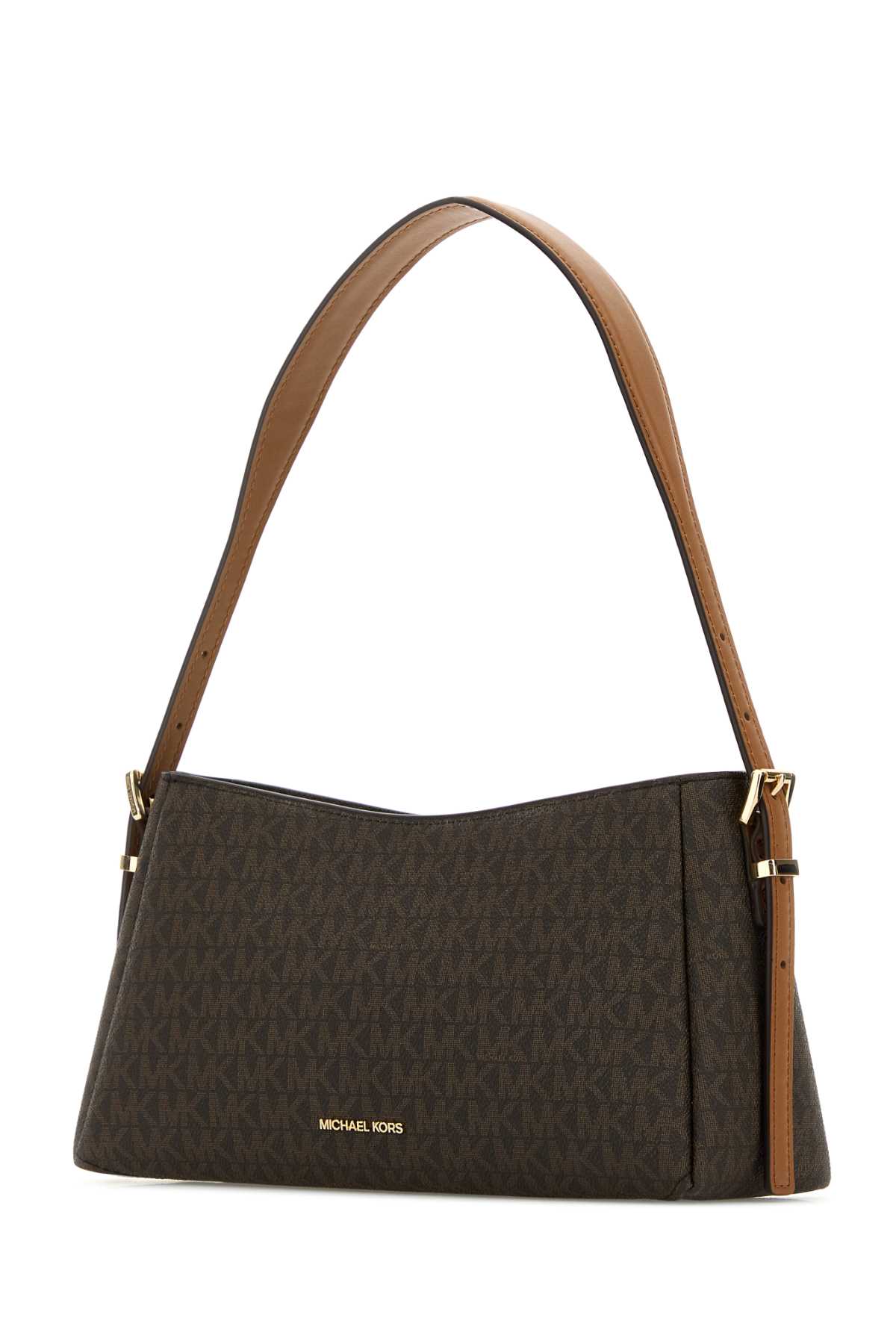 MICHAEL KORS PRINTED CANVAS MOORE SHOULDER BAG 