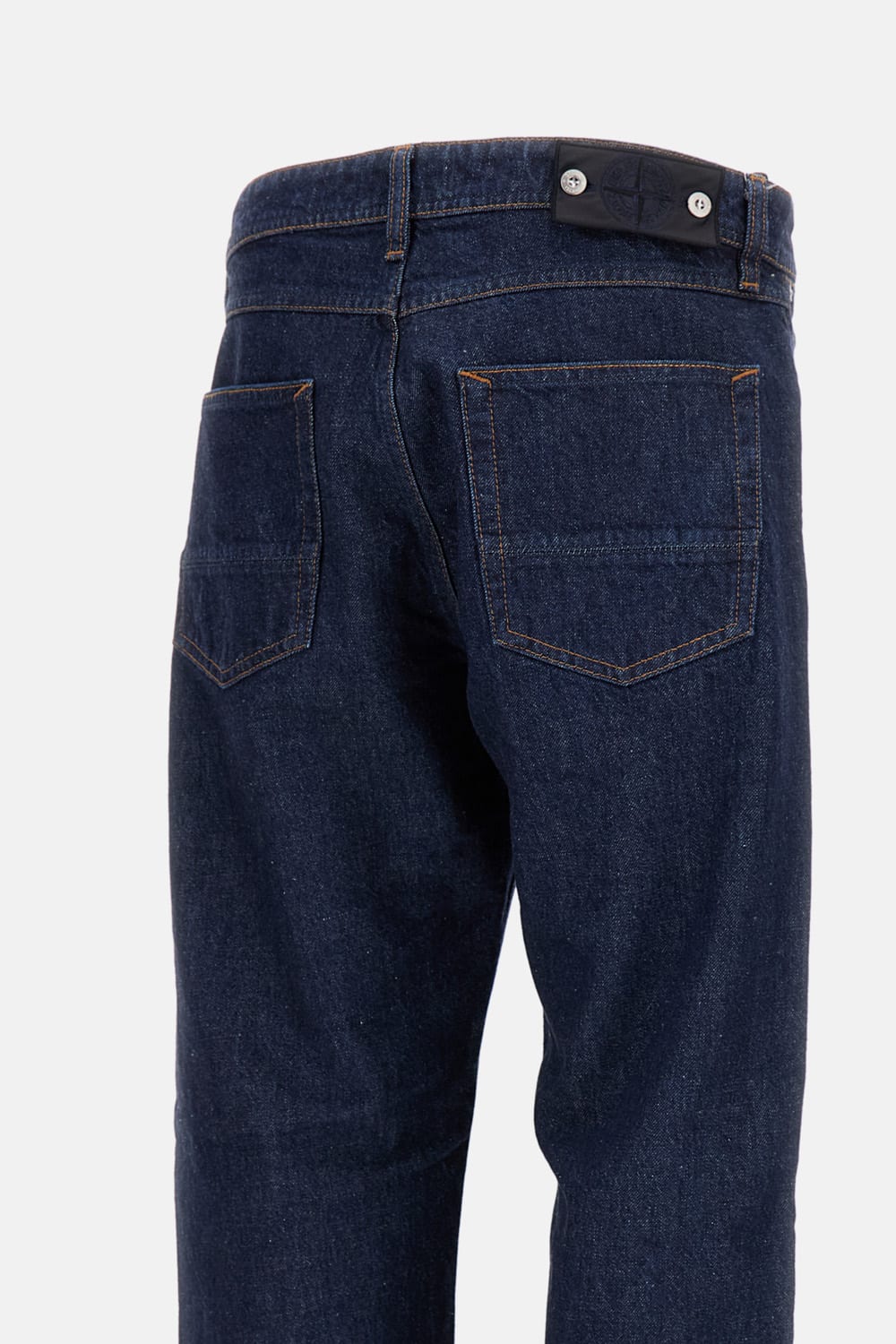 Stone Island J100006 Indigo Denim-rinsed In Blue