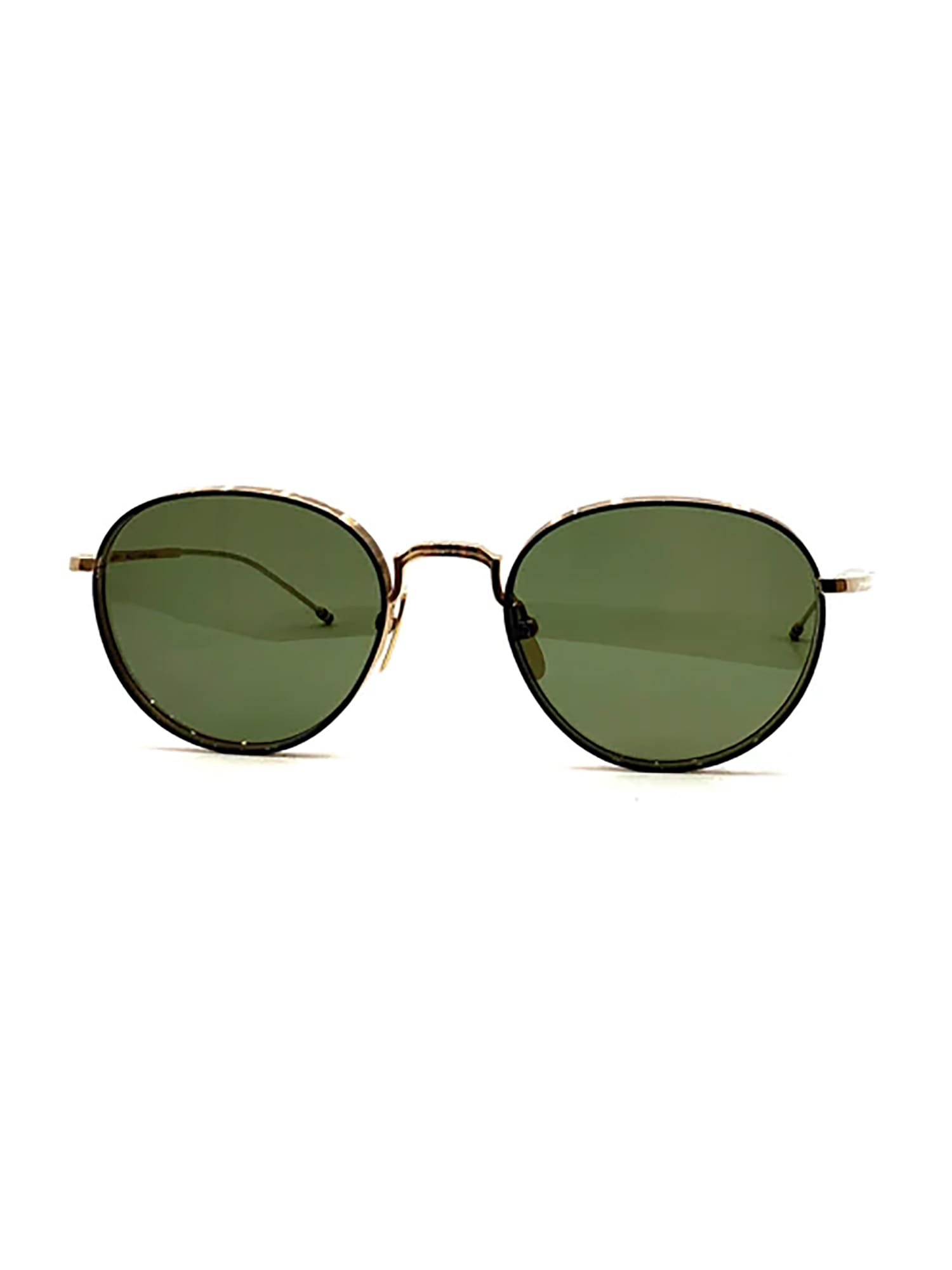Shop Thom Browne Ues119a/g0001 Sunglasses In _ Gold