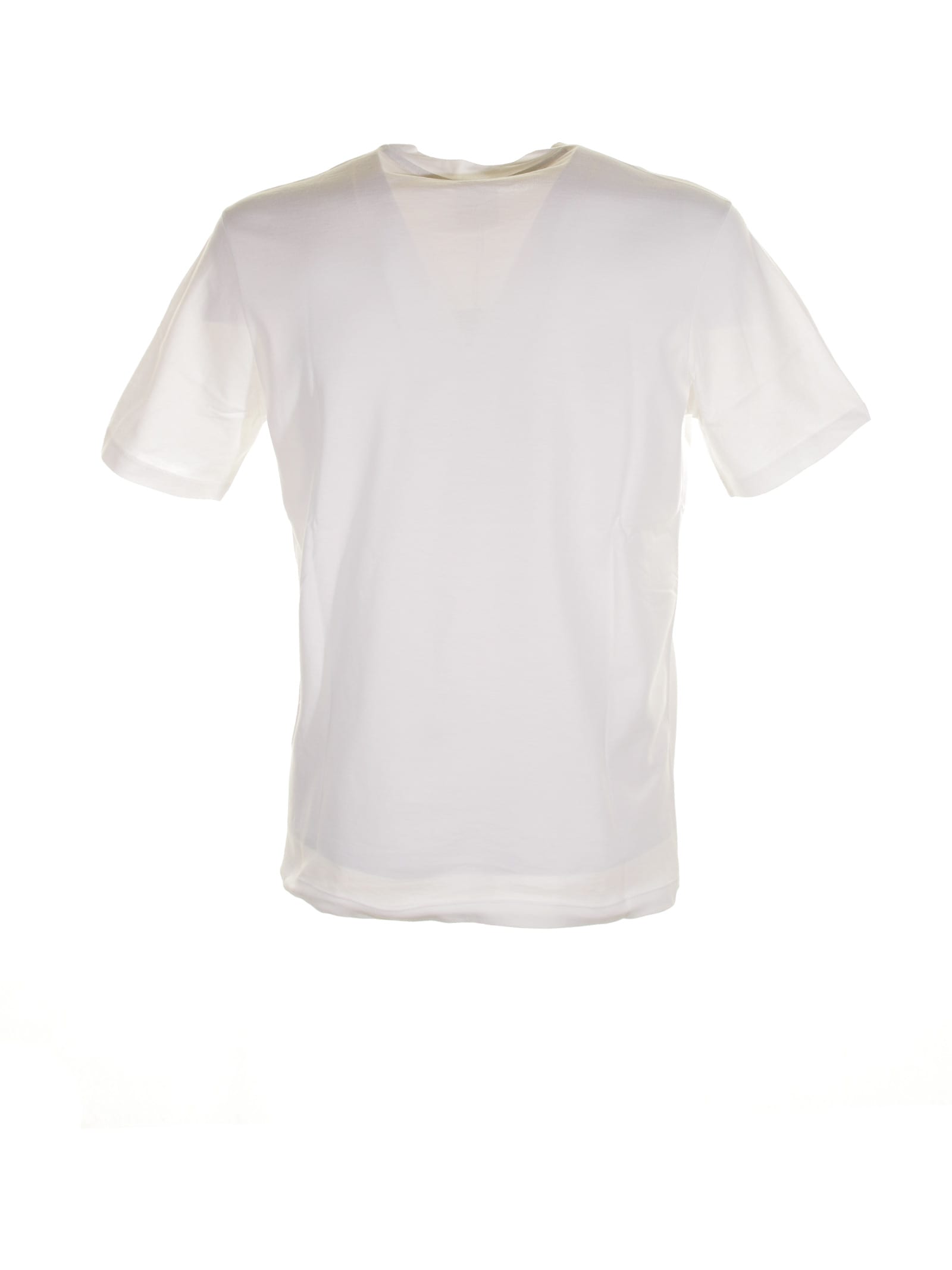 Shop Paul&amp;shark White T-shirt With Logo In Bianco