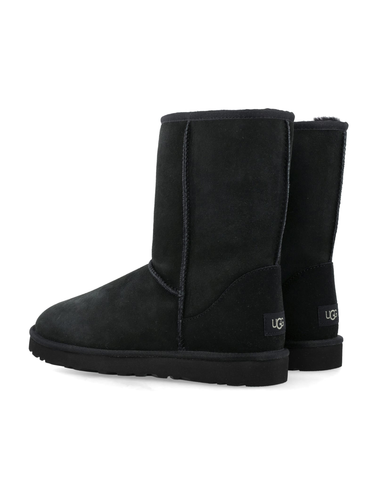 Shop Ugg Classic Short Boots In Black