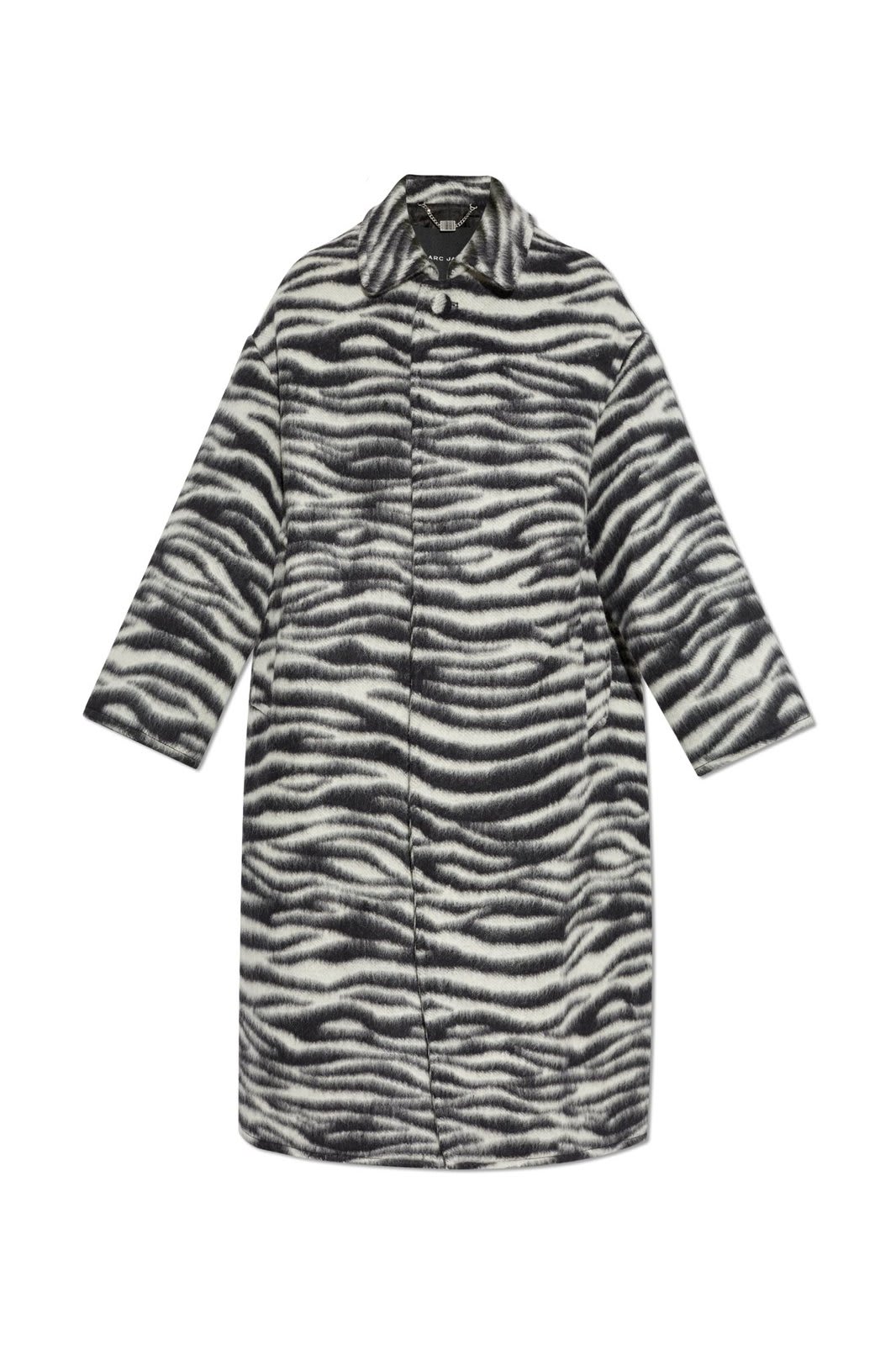 Shop Marc Jacobs The Zebra Brushed Coat In Zebrato