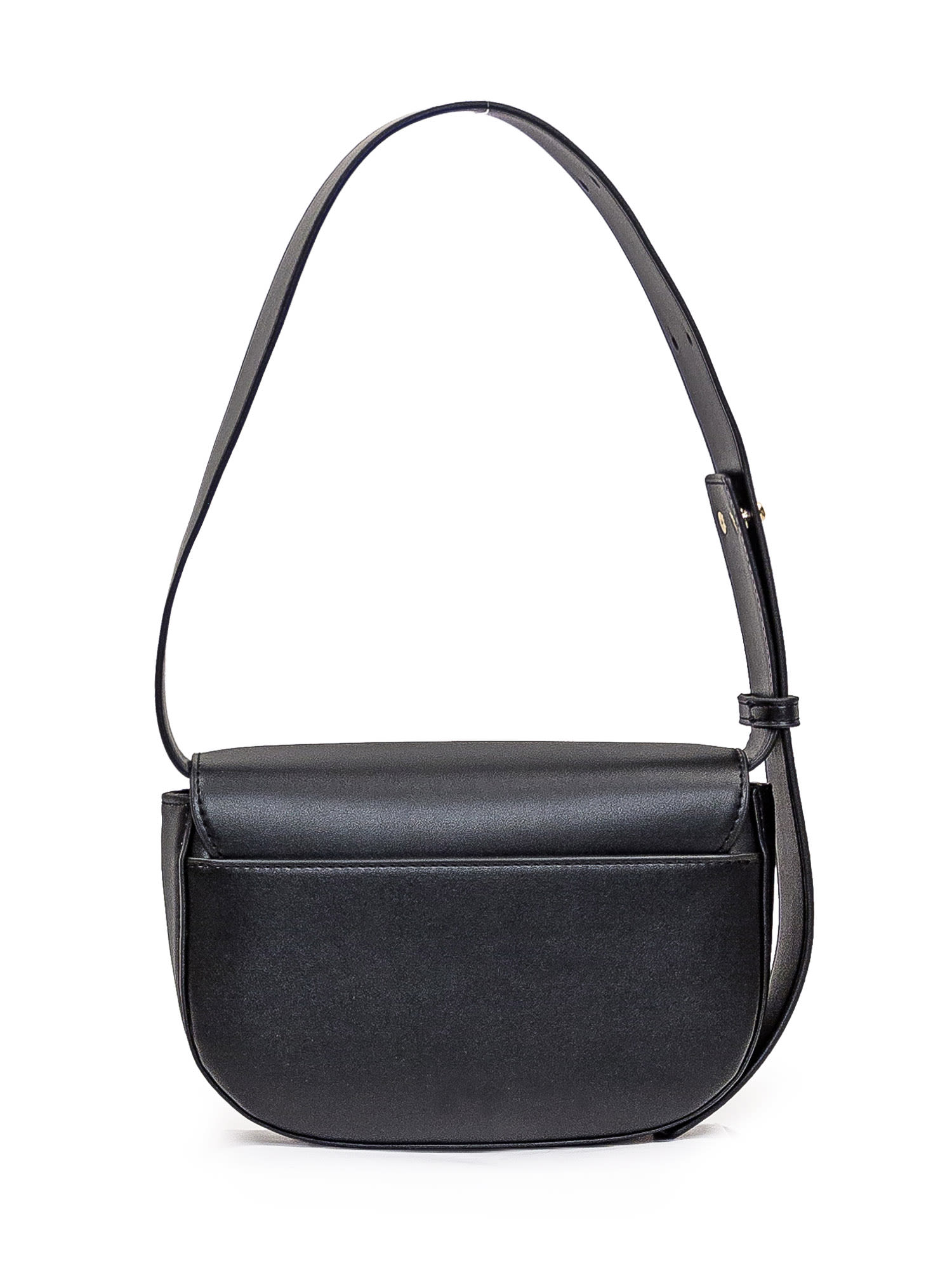 Shop Chiara Ferragni Eyelike Moon Bag In Black