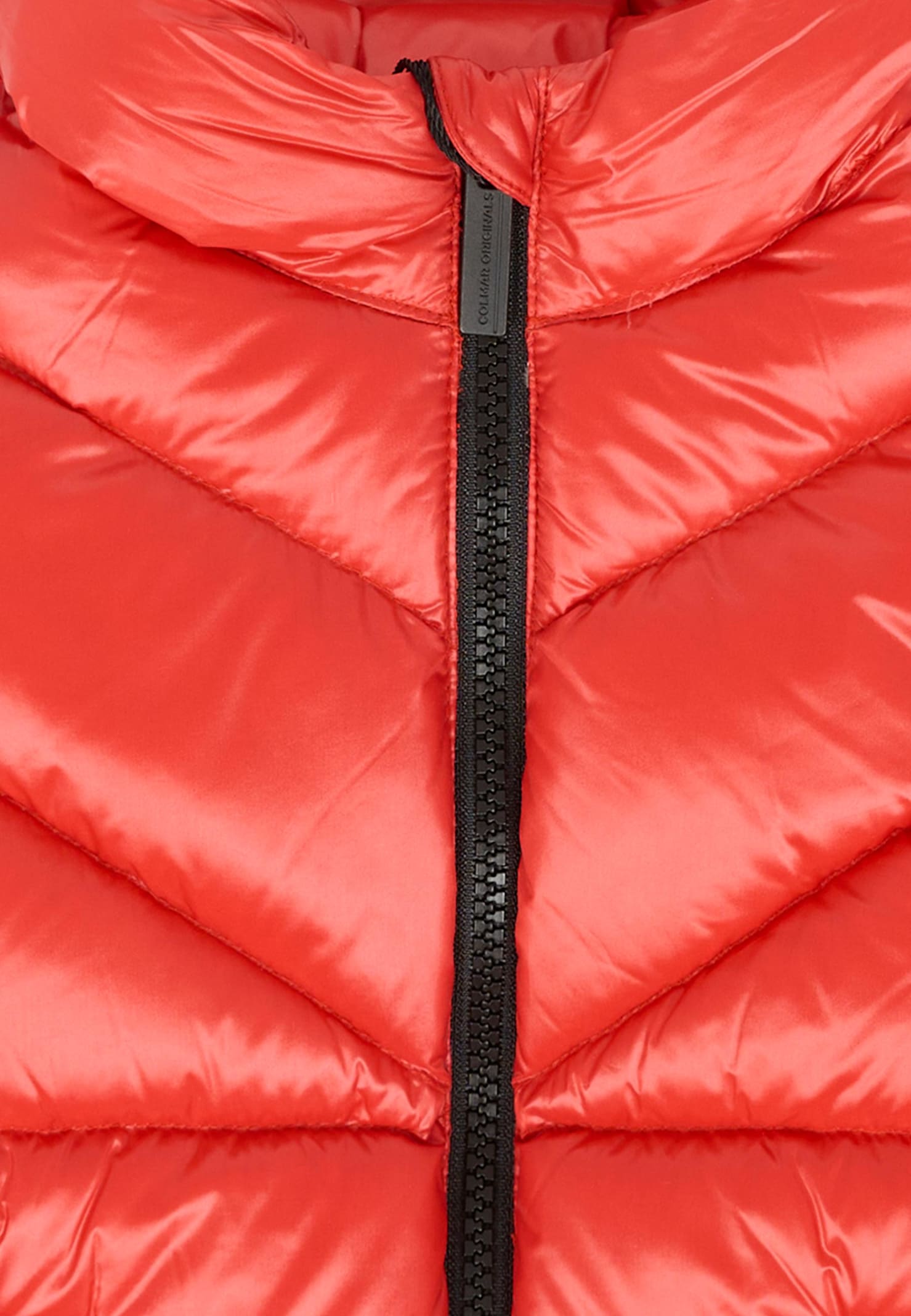 Colmar Red Down Jacket For Babykids With Logo In Red