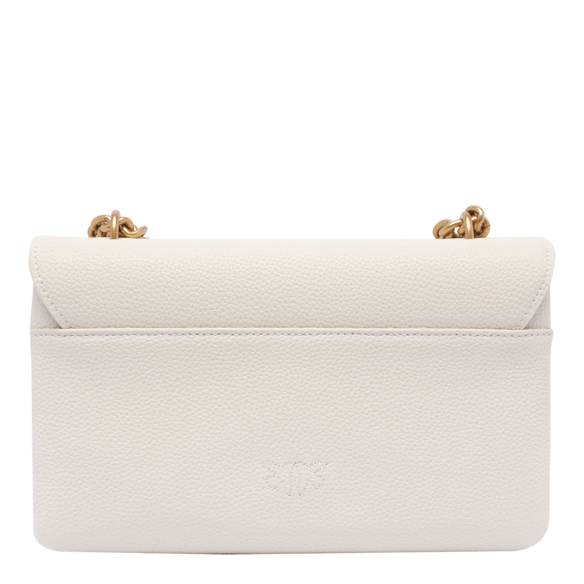 Pinko Mini Love One Soft Crossbody Bag In White