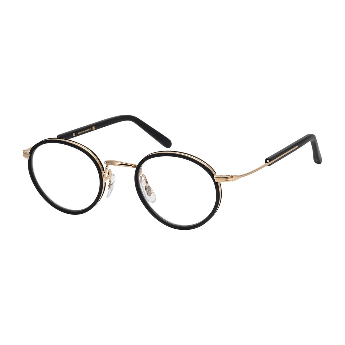 Gms-127 39 Bk/black/gold Glasses