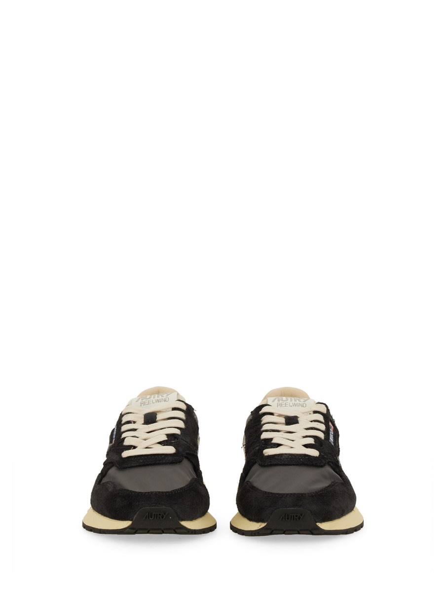 Shop Autry Whirlwind Sneaker In Bianco+nero