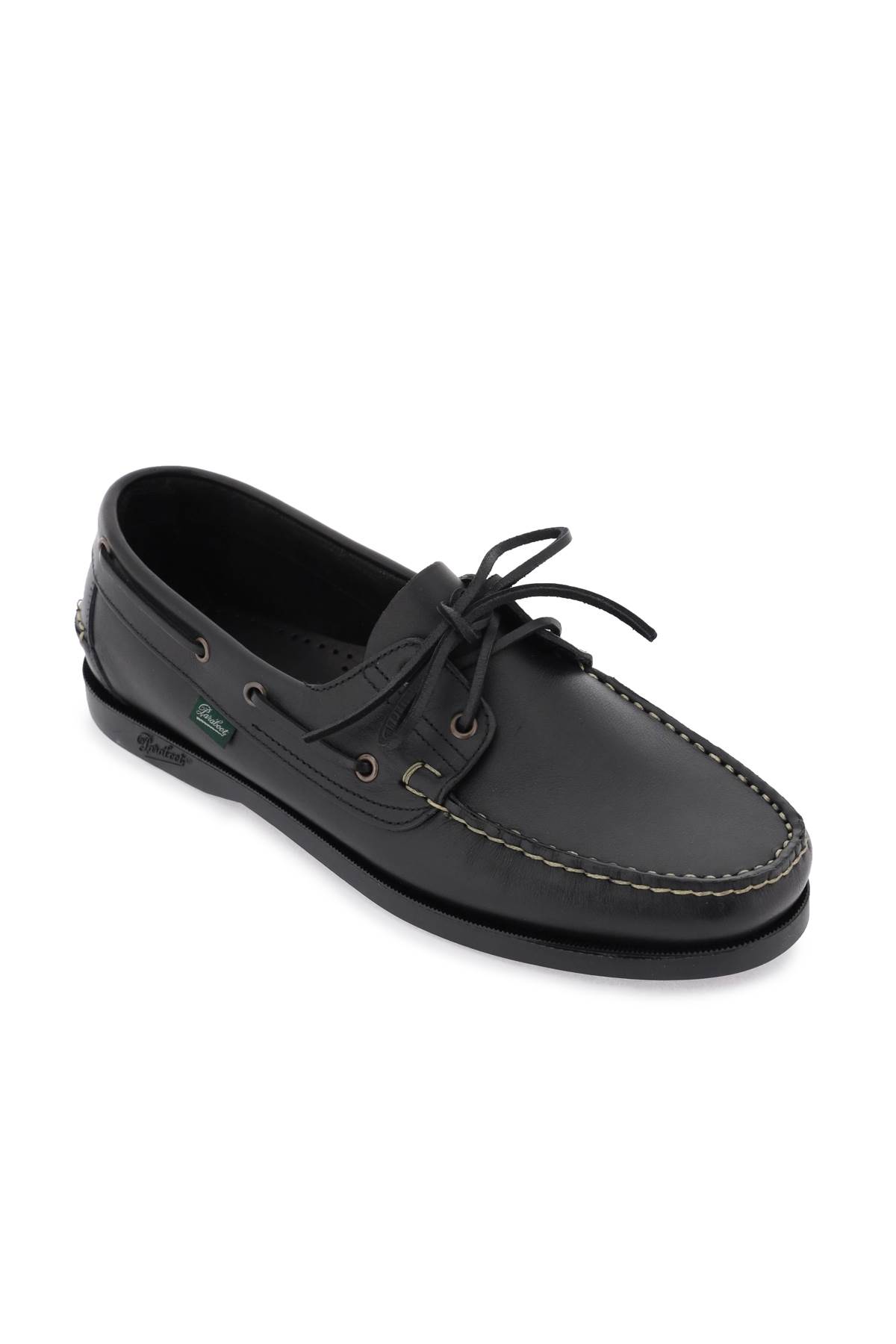 Paraboot Moccasin "barth" In Noire Lis Noir