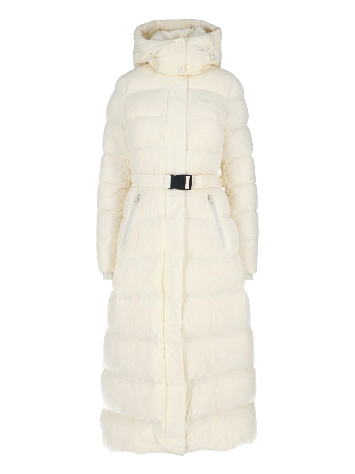 Mackage Structured White Jacket With Minimalist Design In White