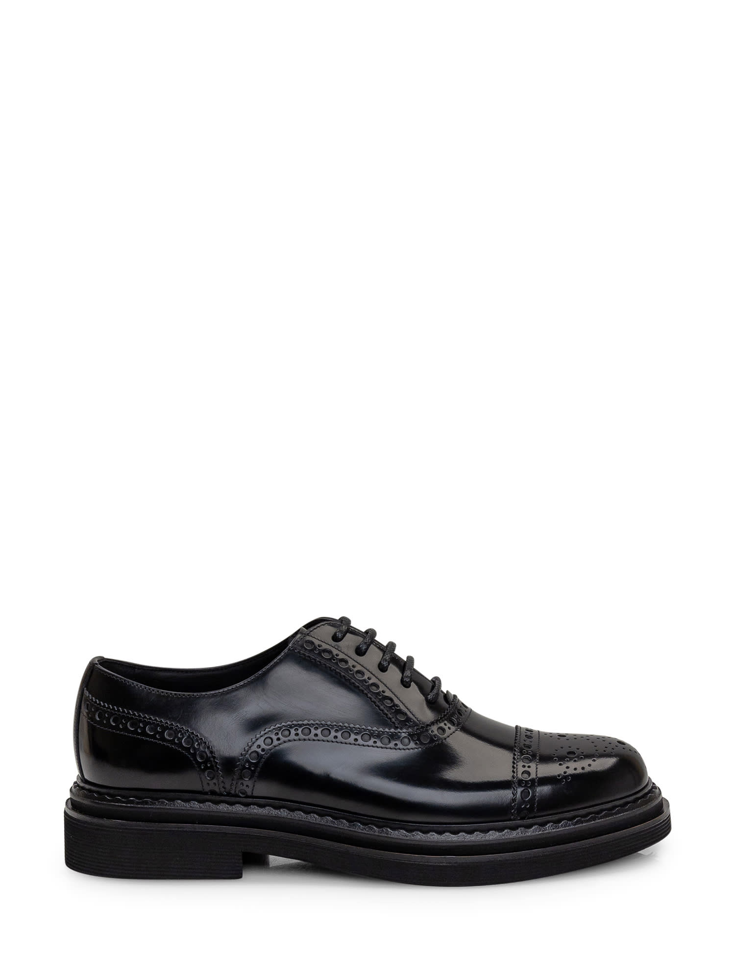 Shop Dolce & Gabbana Day Classic Lace-up In Nero