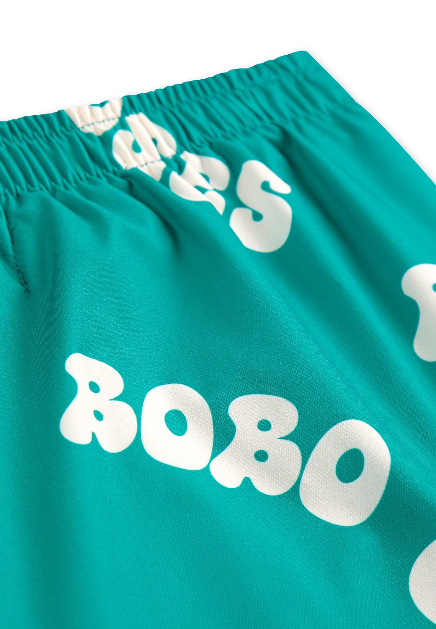 Bobo Choses Logo-print Swim Shorts In Green