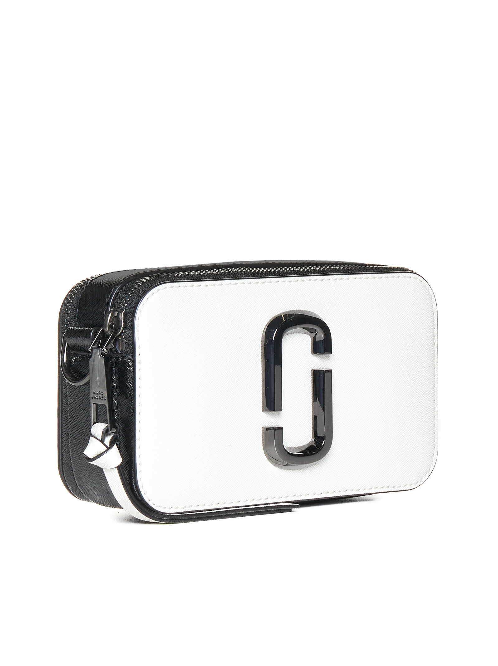 Marc Jacobs Ganni Twill Midi Trench In Black White