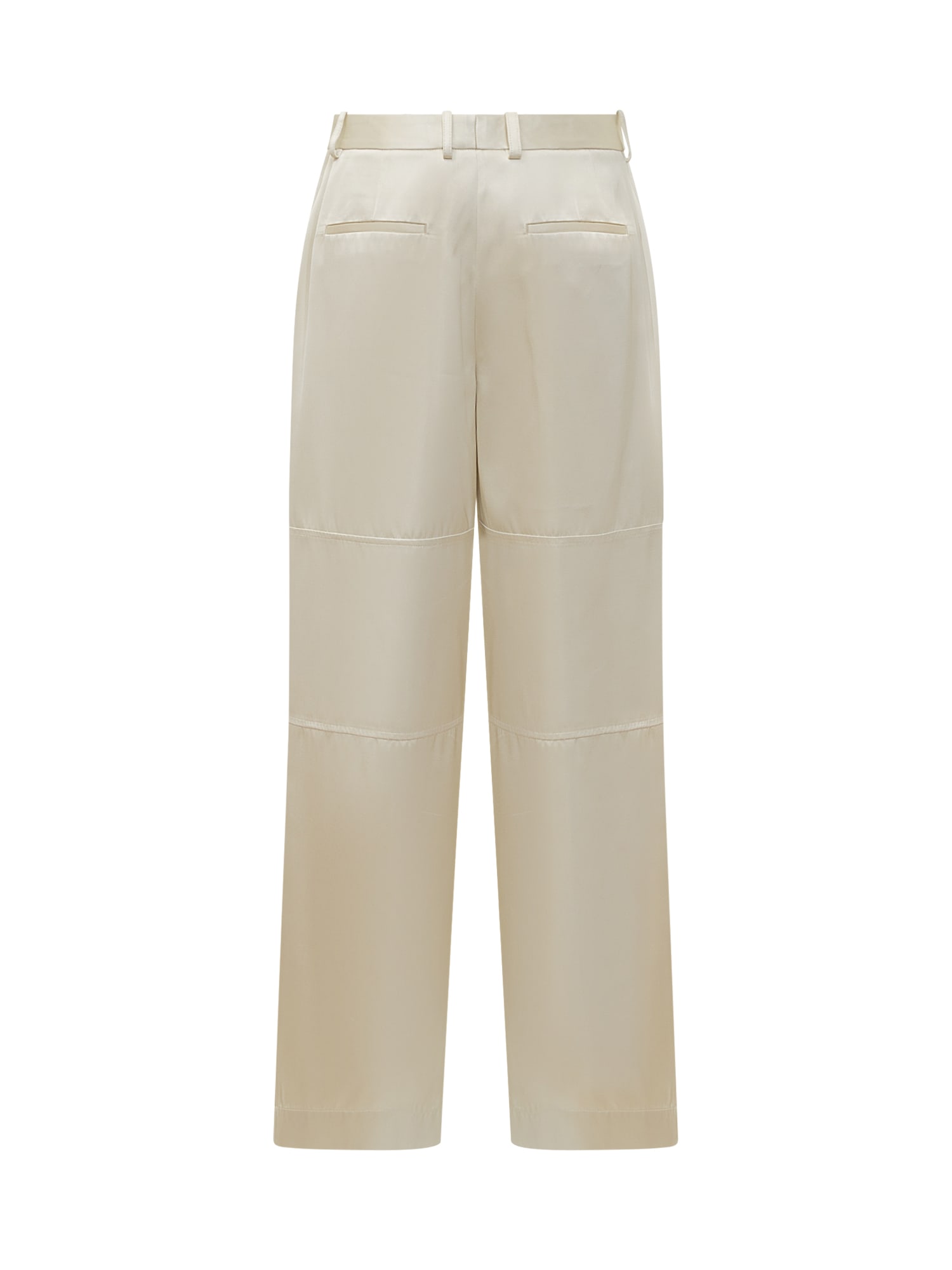 Shop Jil Sander Trousers In Natural