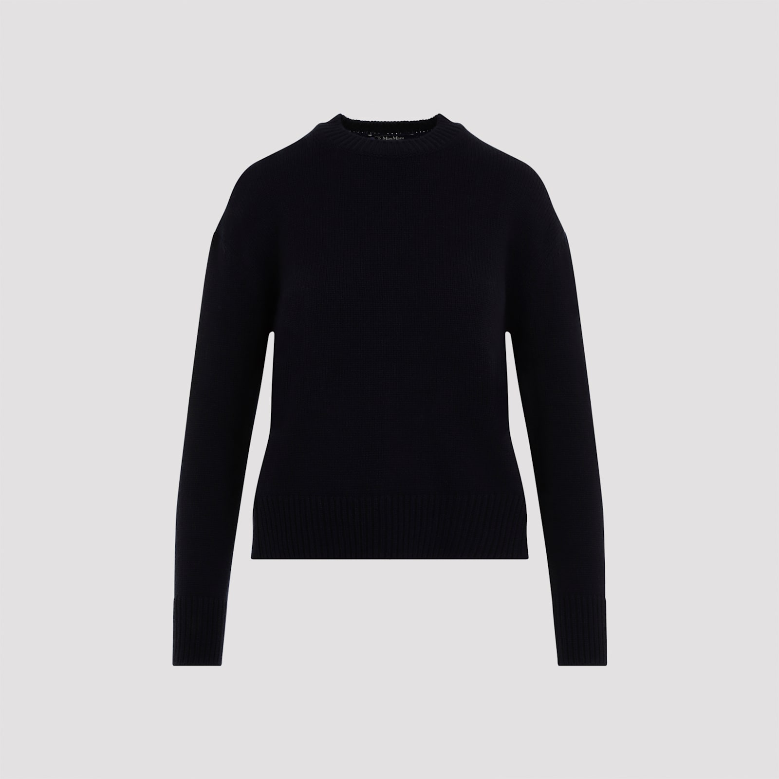 Shop 's Max Mara Irlanda Crewneck In Classic Dark Blue